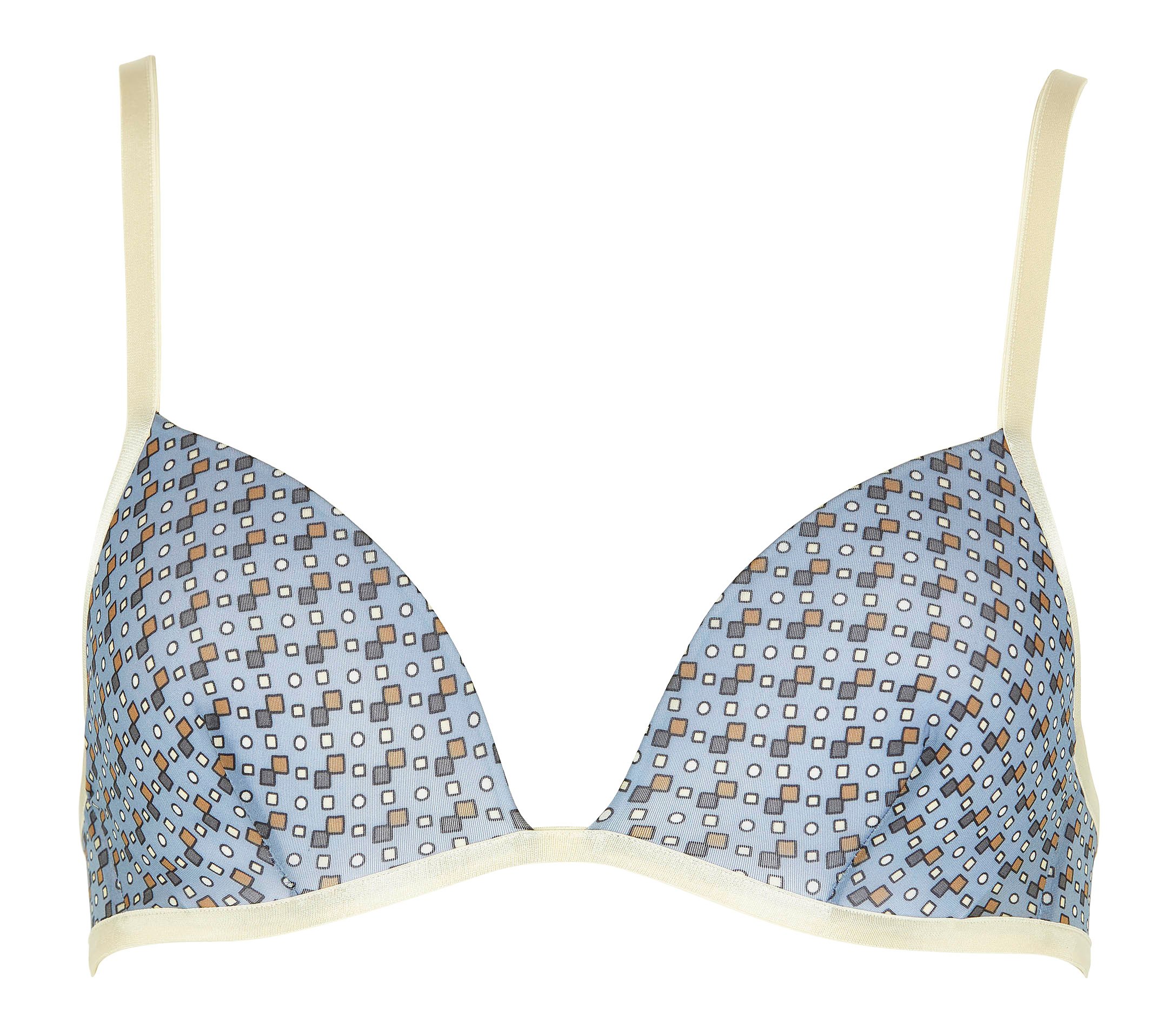 Soutien-gorge imprimé à armatures ampliforme  MOMONI Bleu