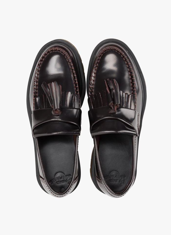 Black Leren mocassins met bedels