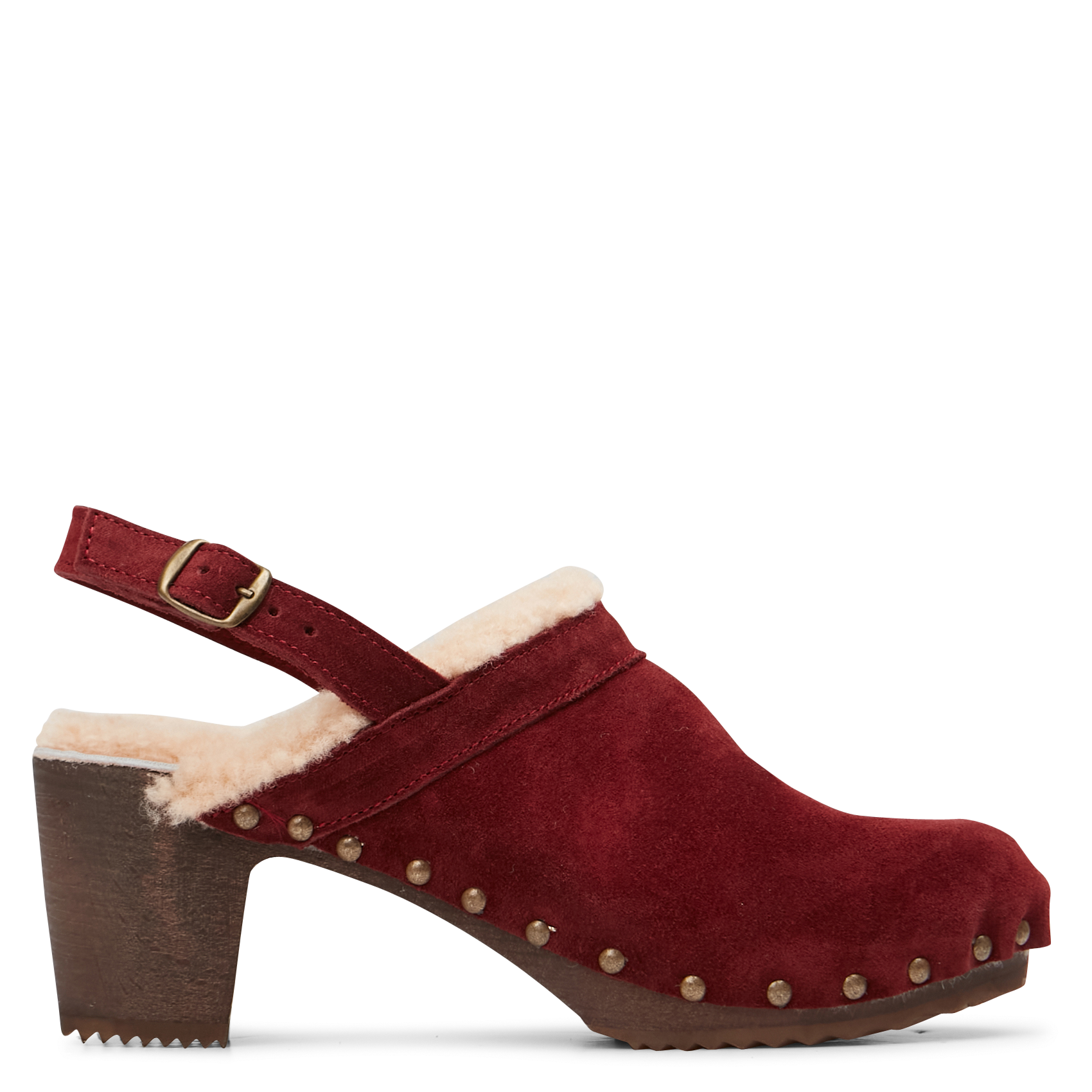 Fur-lined suede clogs BOSABO