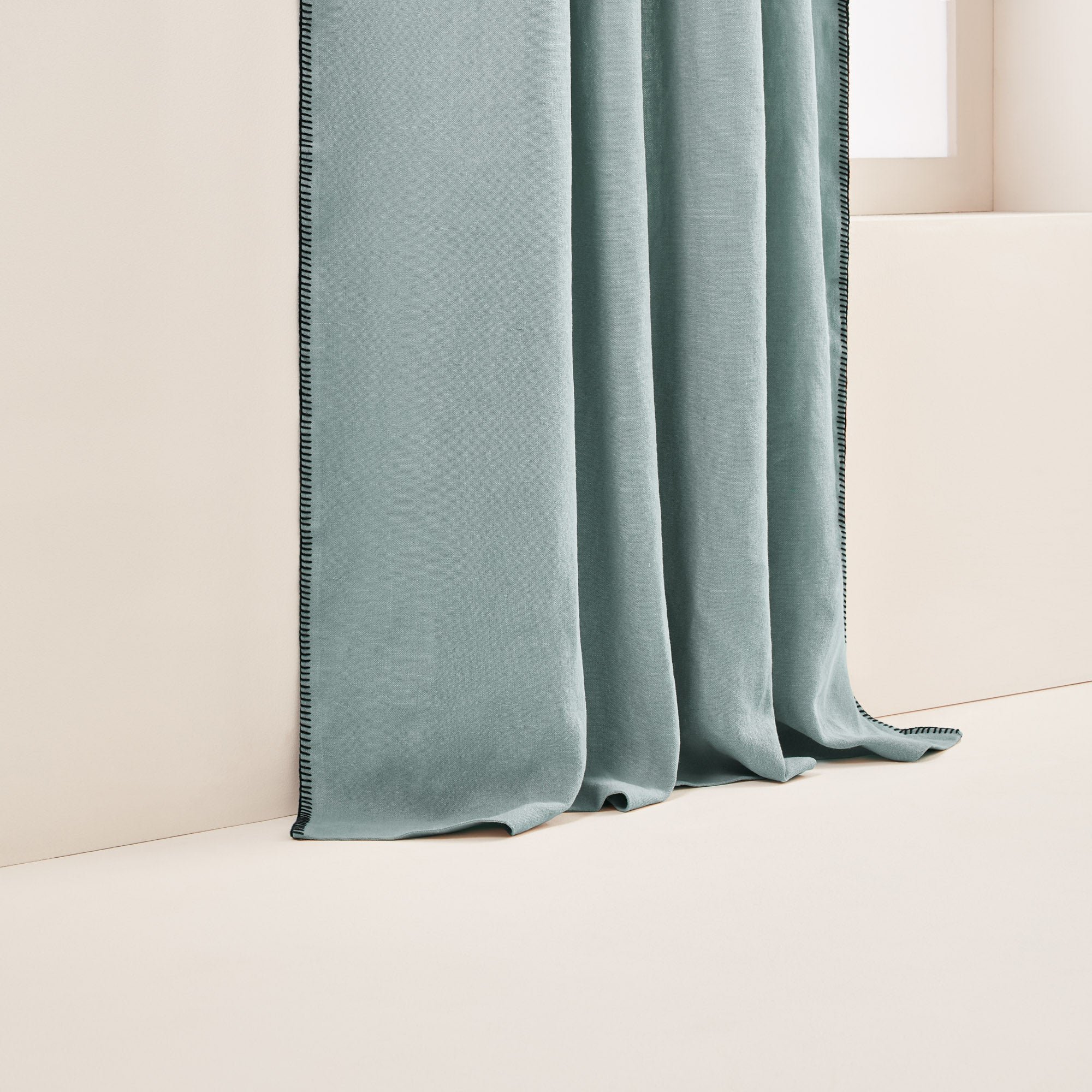 NINO - Curtain with gathering tape MADURA Green