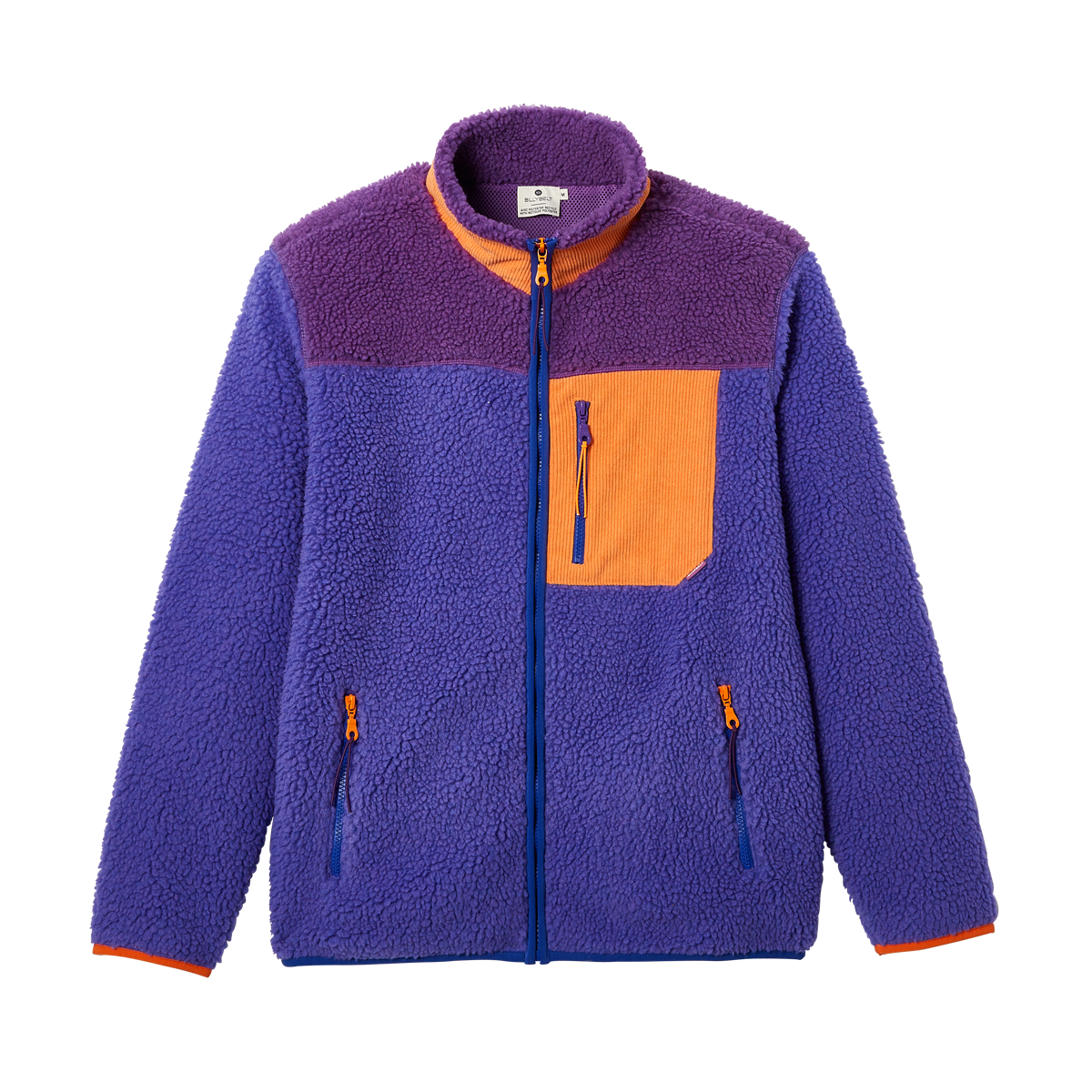 Sherpa zip-up jacket BILLYBELT Purple