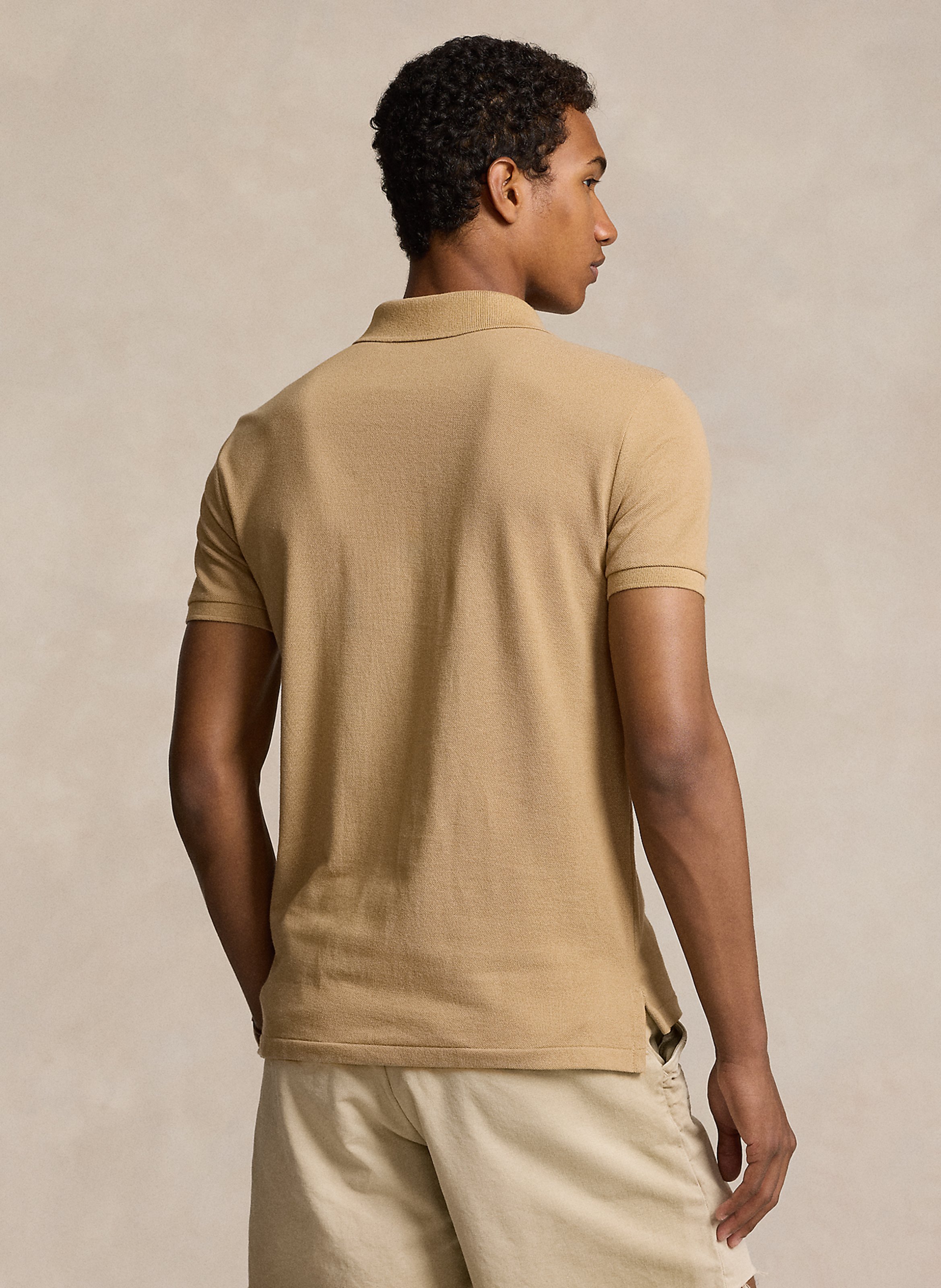Custom-fit polo van katoen POLO RALPH LAUREN Beige