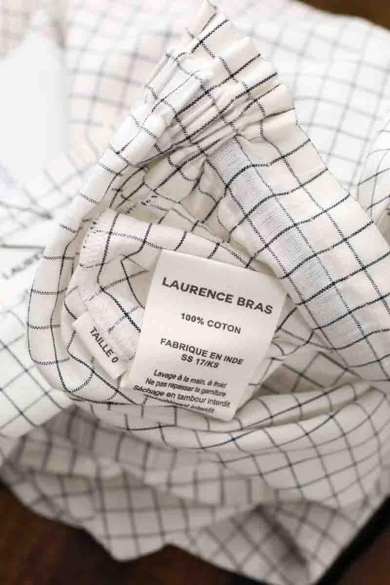 Cotton carrot pants LAURENCE BRAS - Seconde Main White