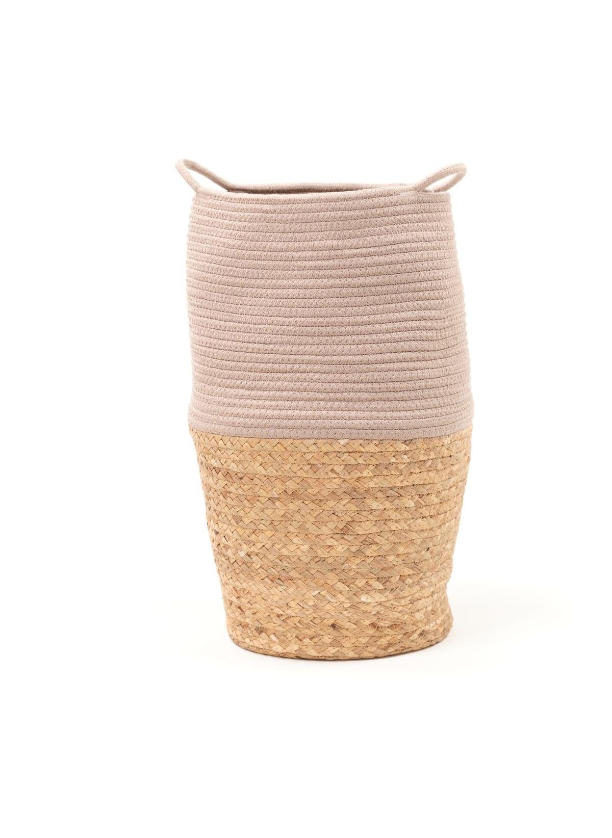 Panier long en coton FACTORY Beige