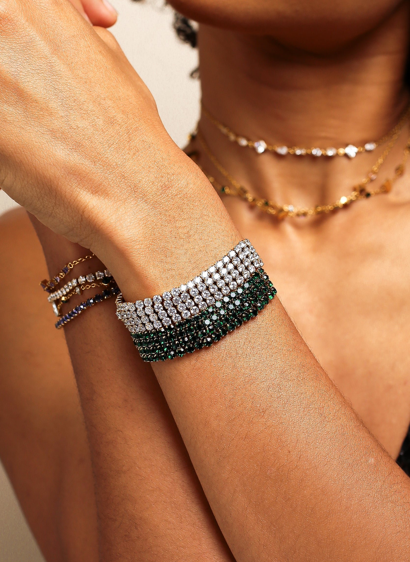 Chain bracelet AEC Paris Green