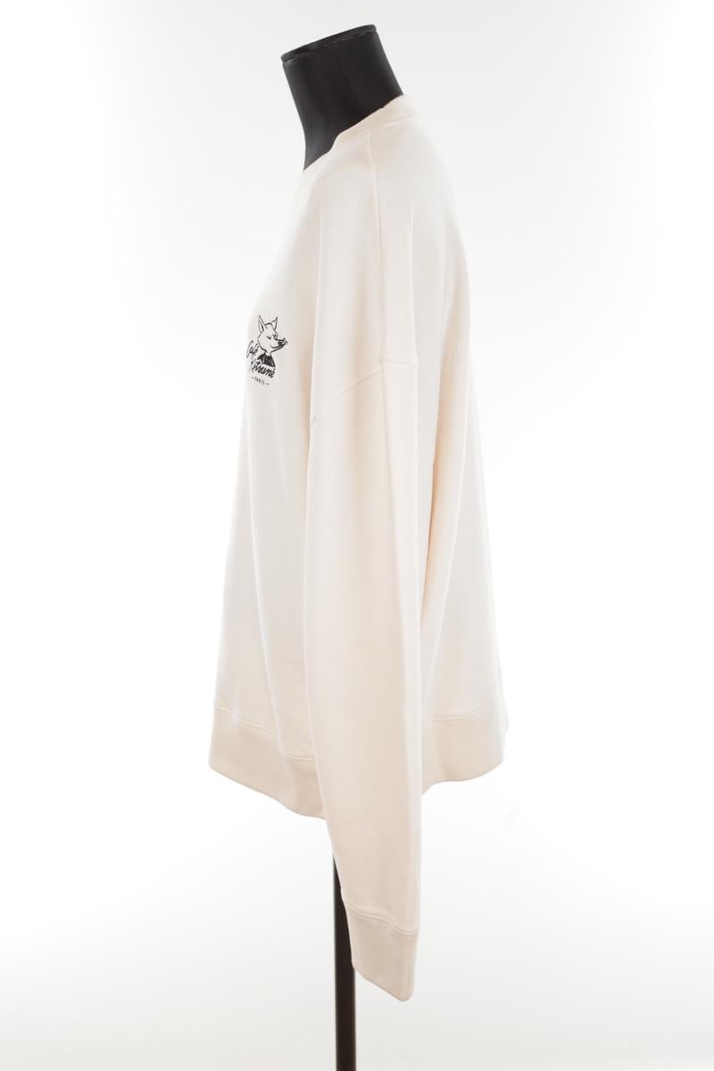 Pull en coton MAISON KITSUNÉ - Seconde main Blanc