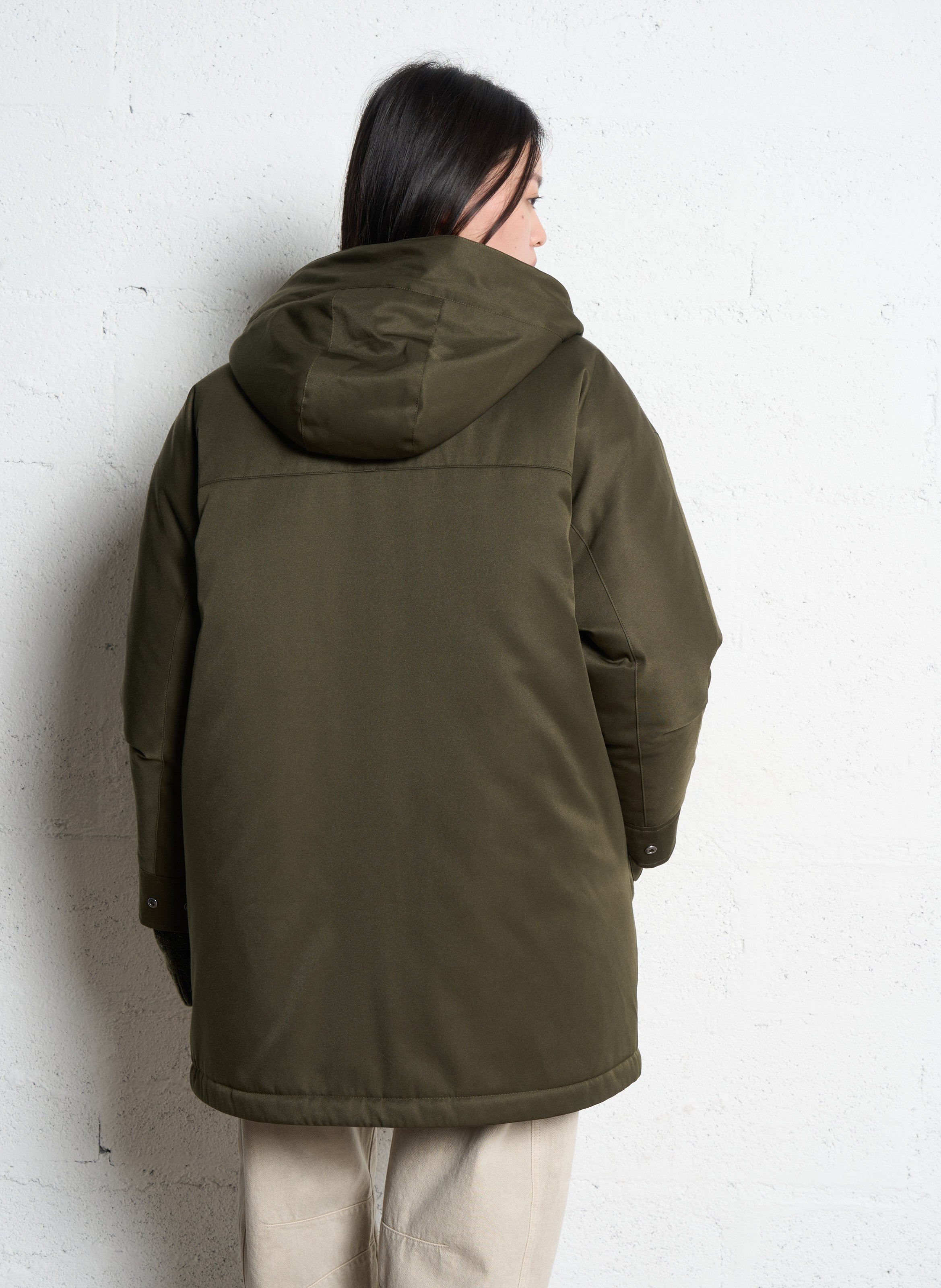Oversized parka IKKS Khaki
