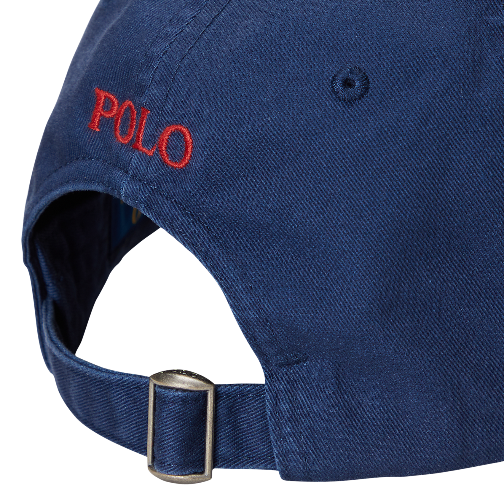 Casquette logo brodé en coton POLO RALPH LAUREN Bleu