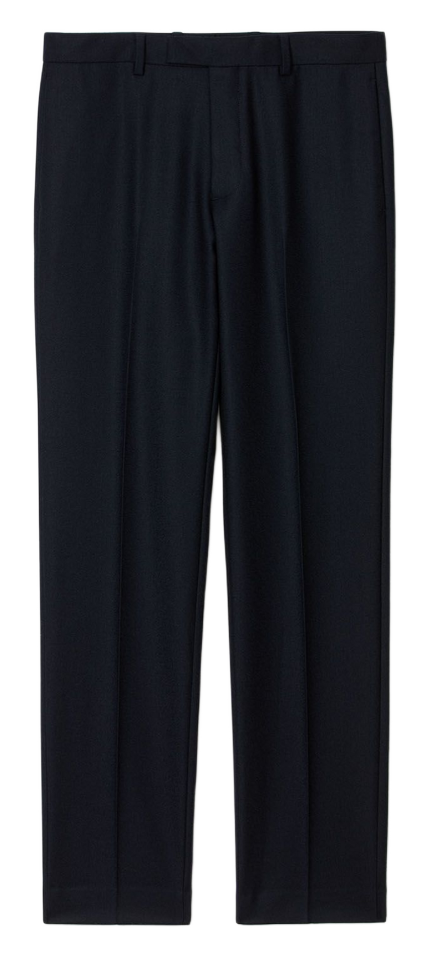 Bundfaltenhose aus Wolle SANDRO Blau