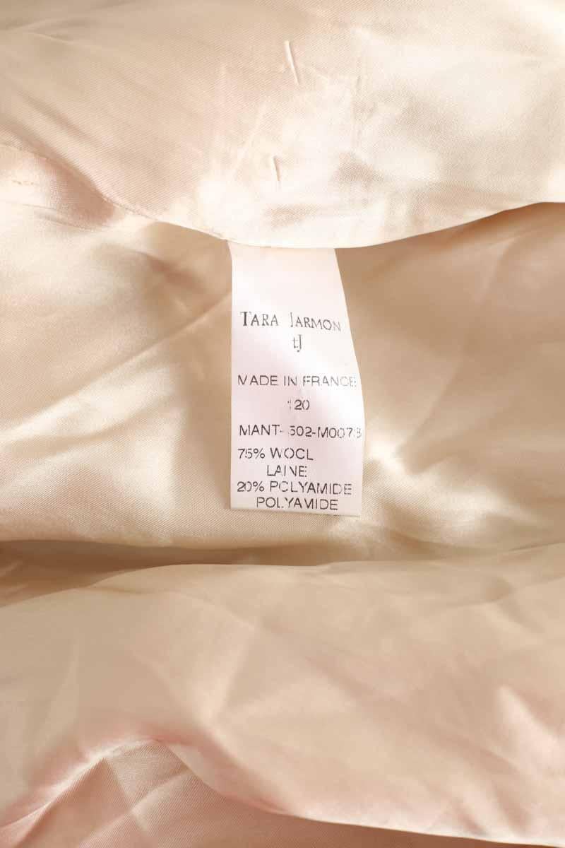 Voile and crochet dress TARA JARMON - Seconde Main Beige