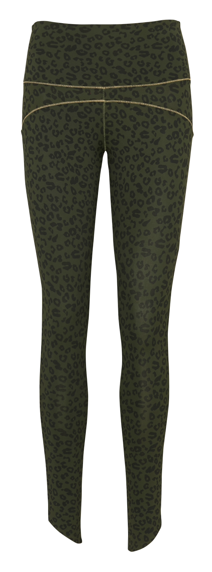 High-waisted leopard print yoga leggings YUJ YOGA PARIS Khaki
