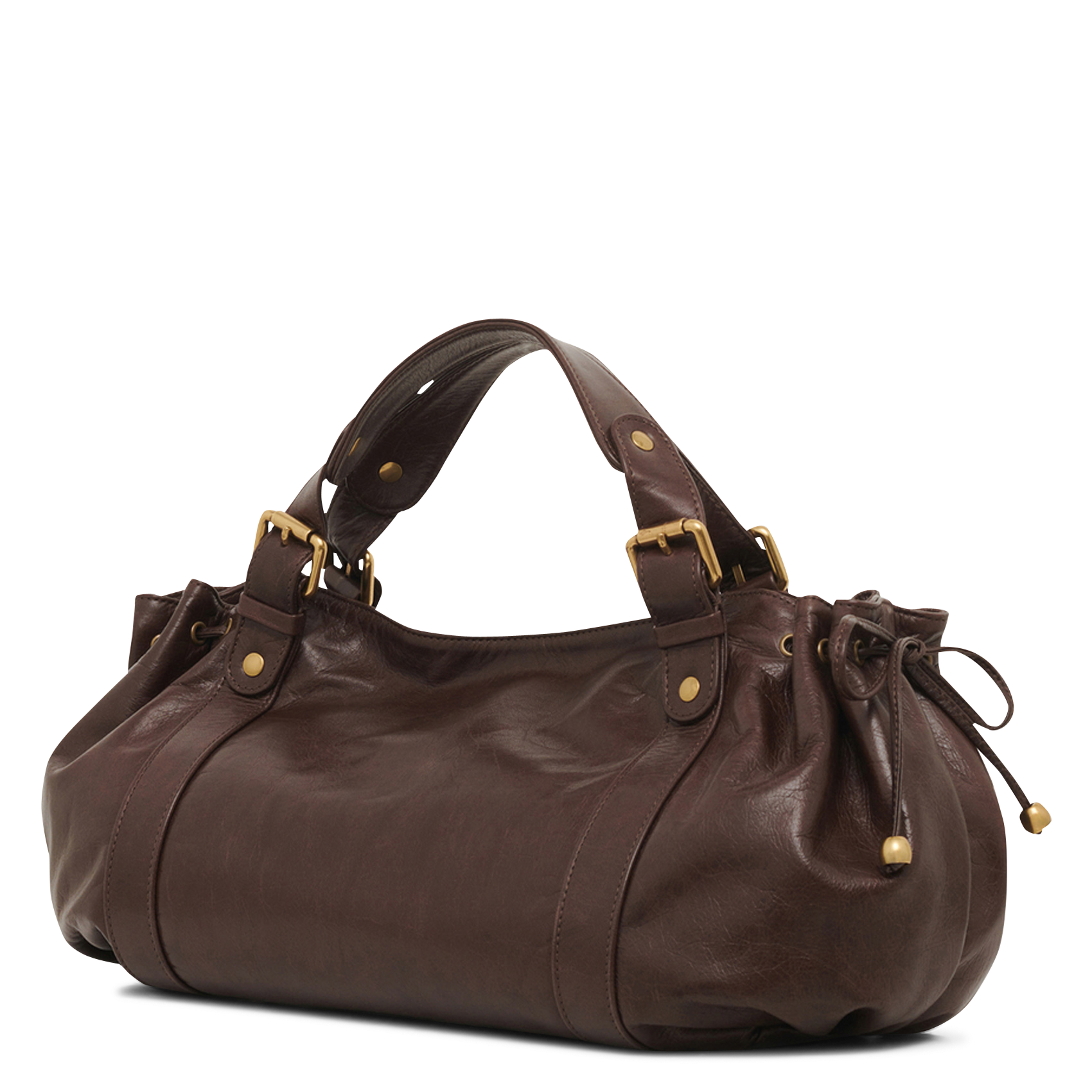 Sac cabas en cuir GERARD DAREL Marron