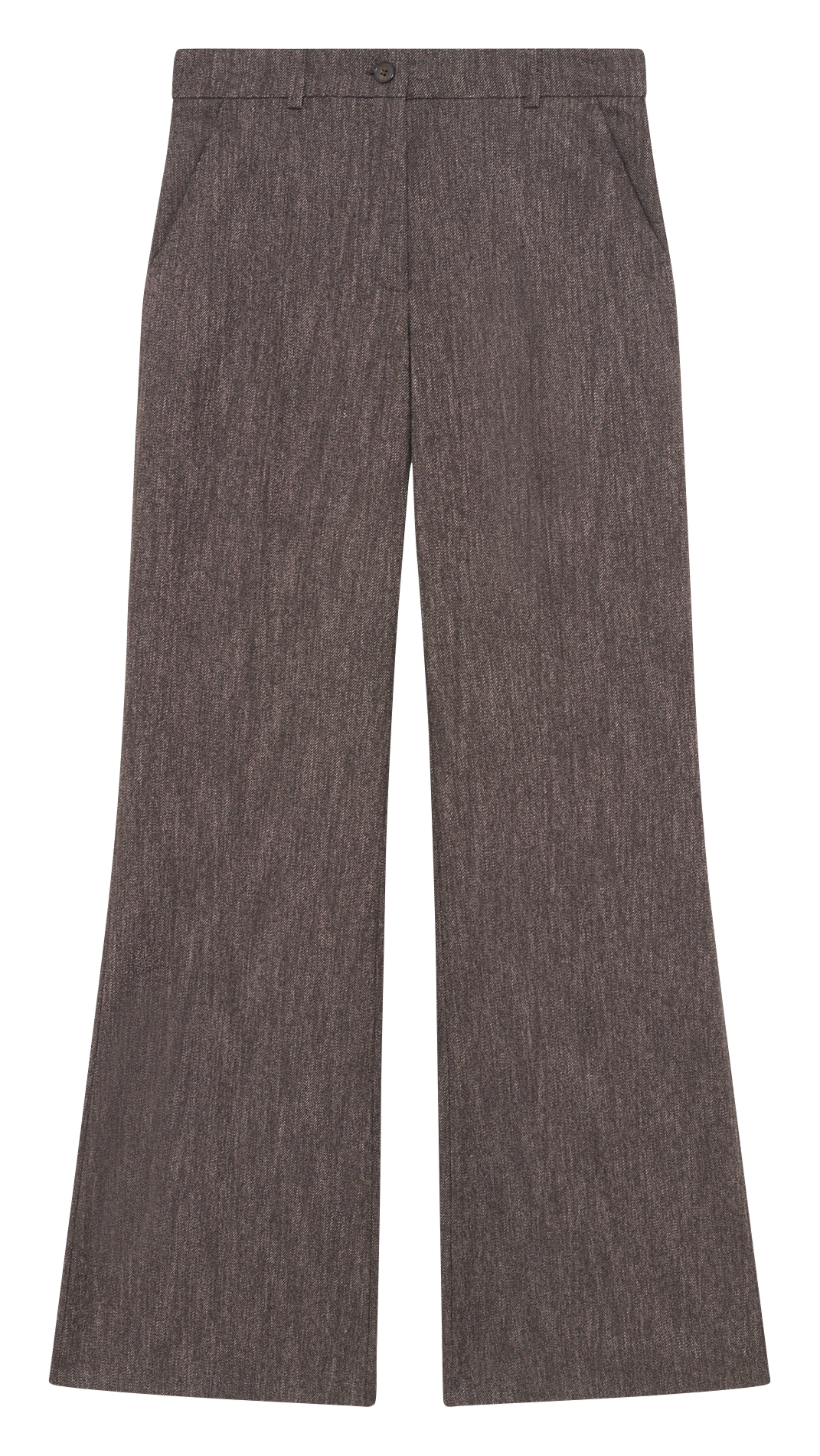 Pantalon large  PABLO Marron