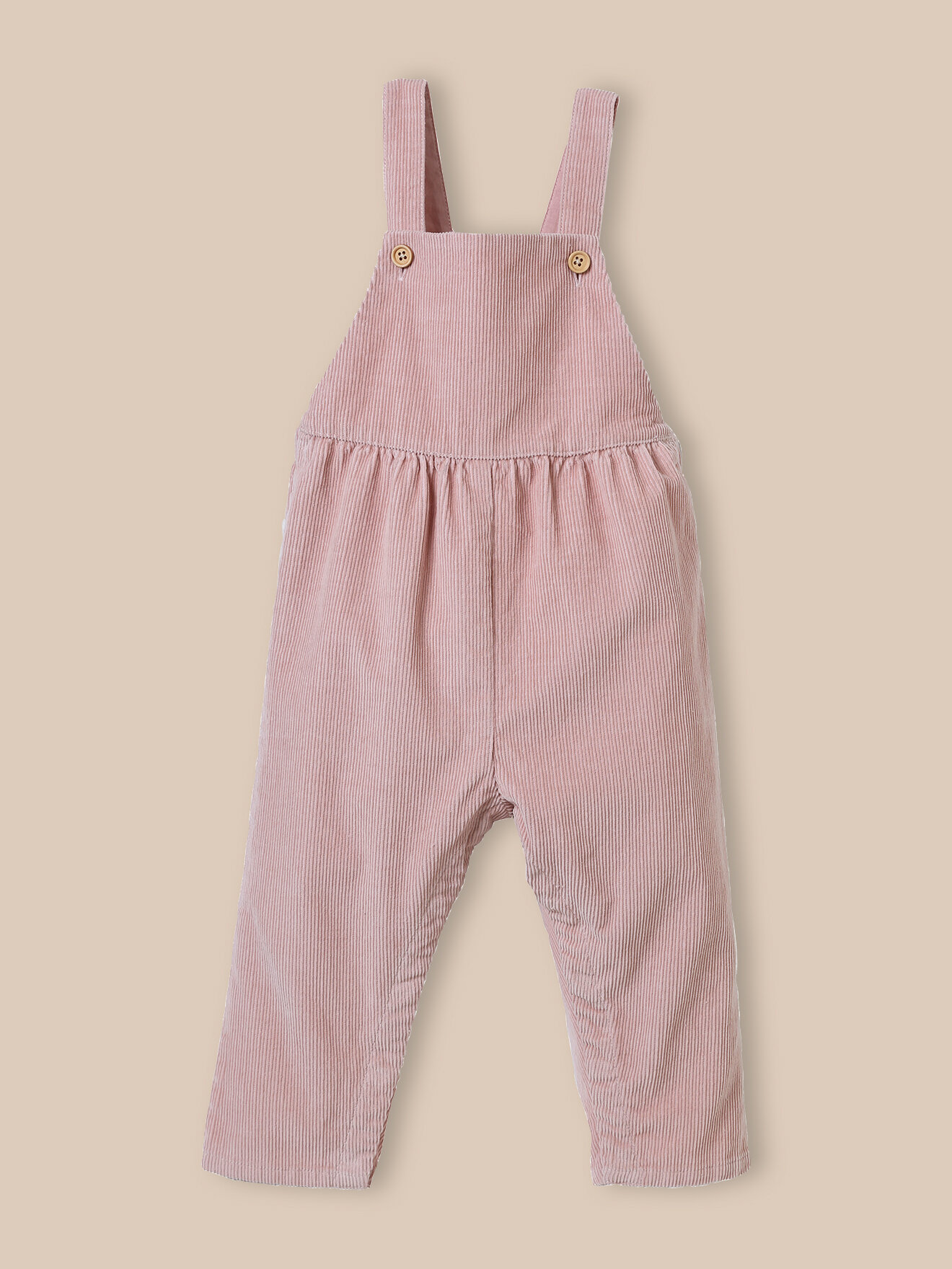 Velvet dungarees CYRILLUS Red