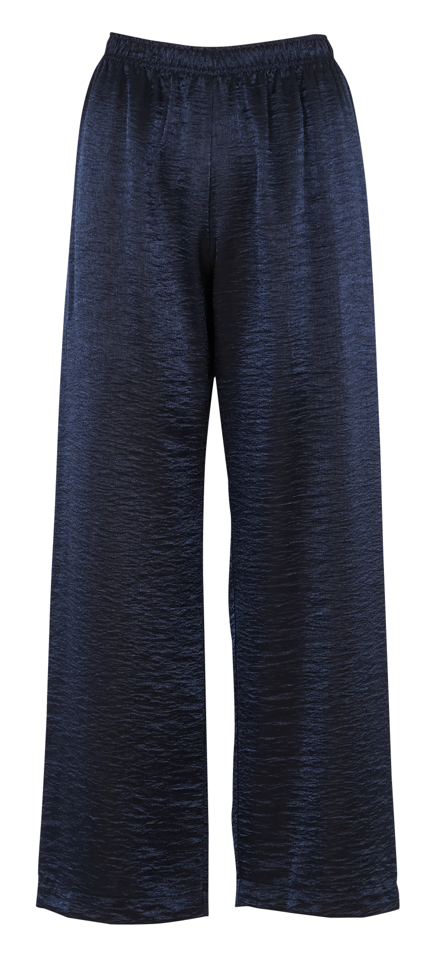 Wide metallic elastic trousers IMPERIAL Blue