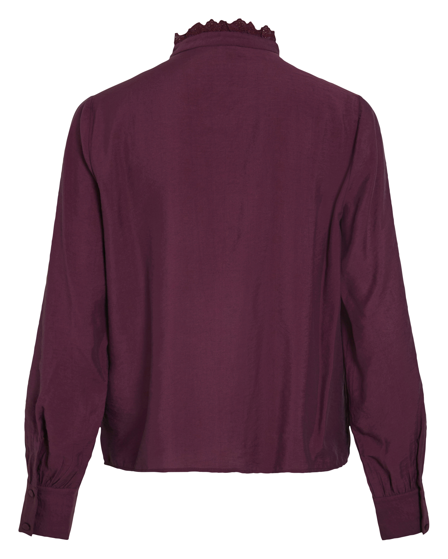 Chemise col montant  VILA Prune
