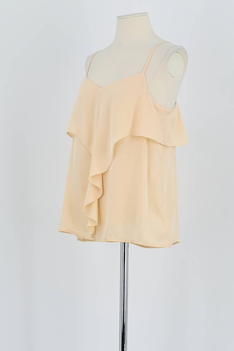 Azawood sleeveless top THEORY - Seconde Main Beige