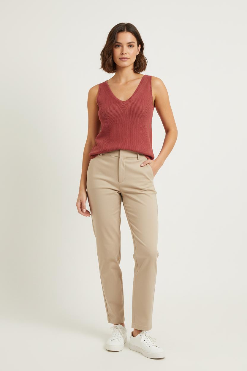 Top & tank top COMPTOIR DES COTONNIERS - Seconde main Red