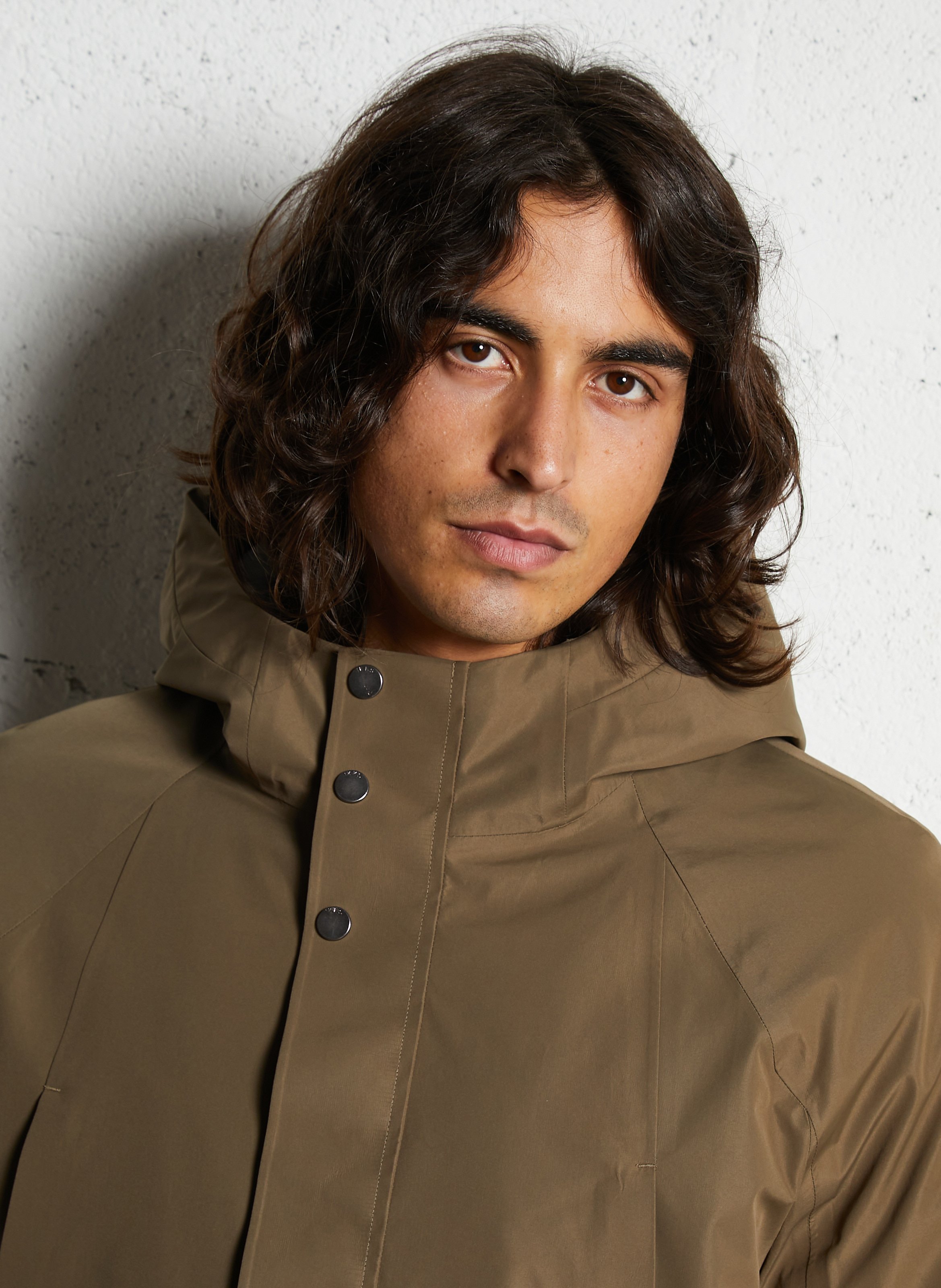 Einfarbiger Parka mit Kapuze IKKS Braun