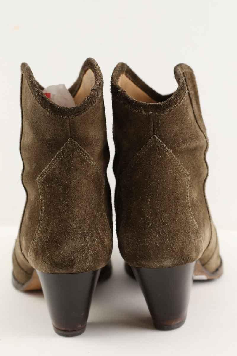 Ankle boots ISABEL MARANT - Seconde Main Khaki