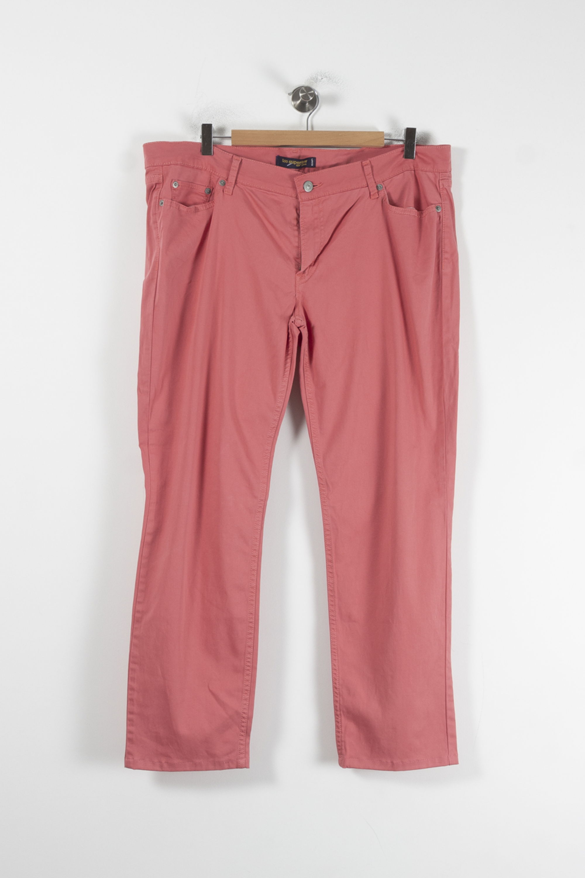 Cropped slim jeans with studs LEVI'S - Seconde main Orange