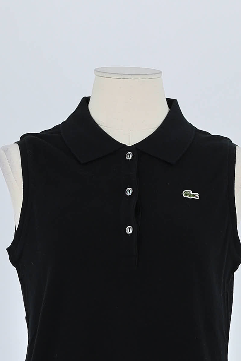 Polo shirt LACOSTE - SECONDE MAIN Black