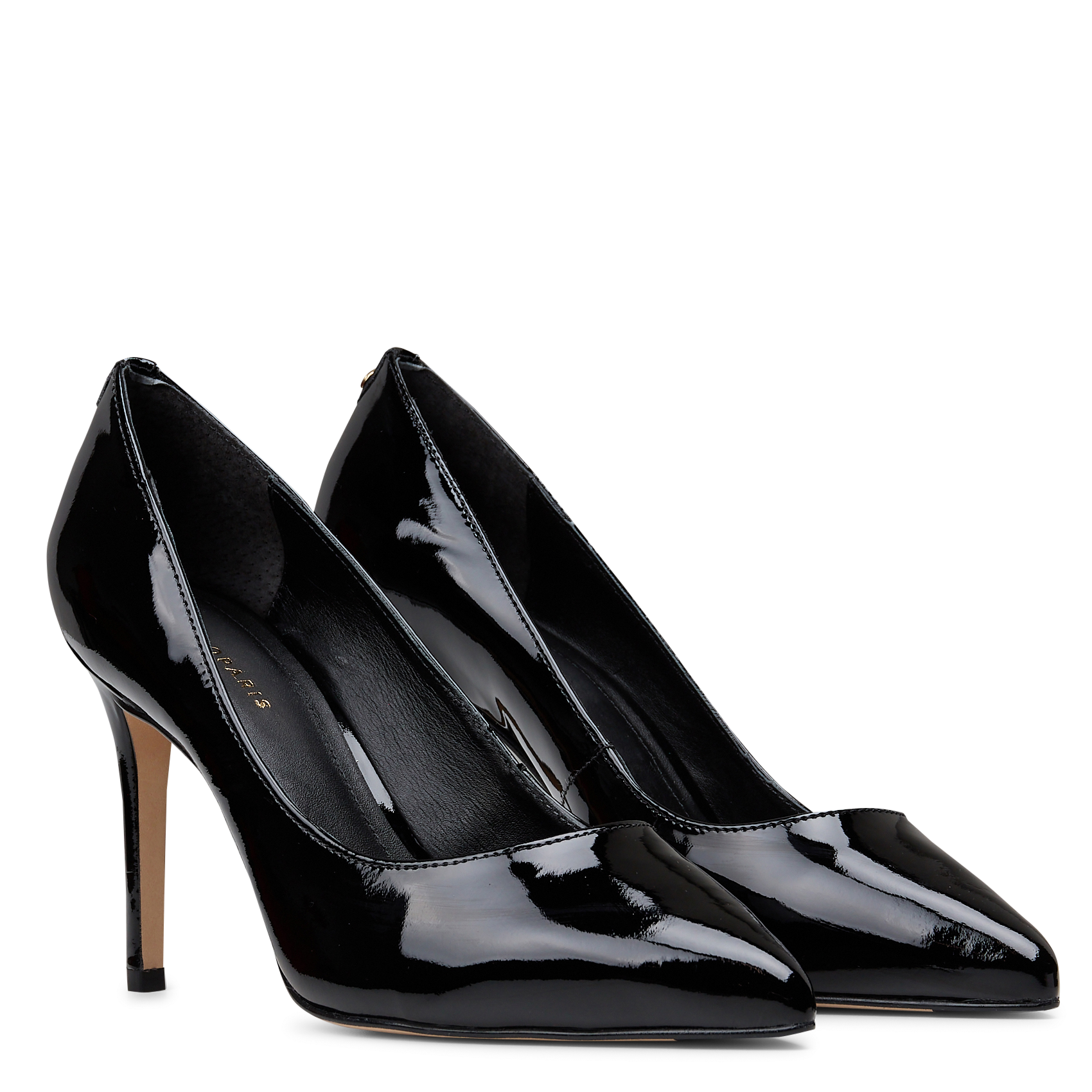 Camelia patent leather high heels  COSMOPARIS Black