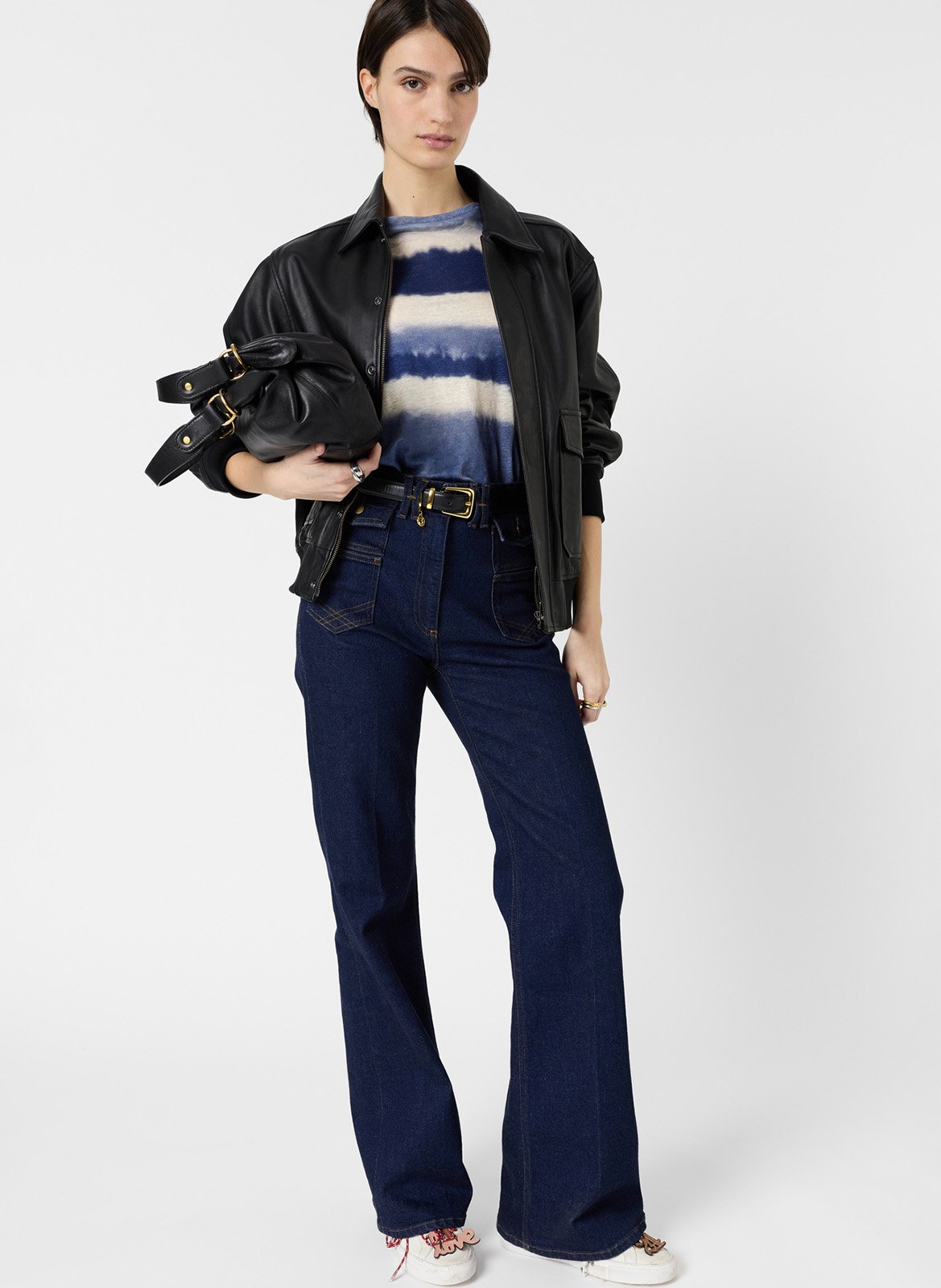 Linnen T-shirt GERARD DAREL Blauw