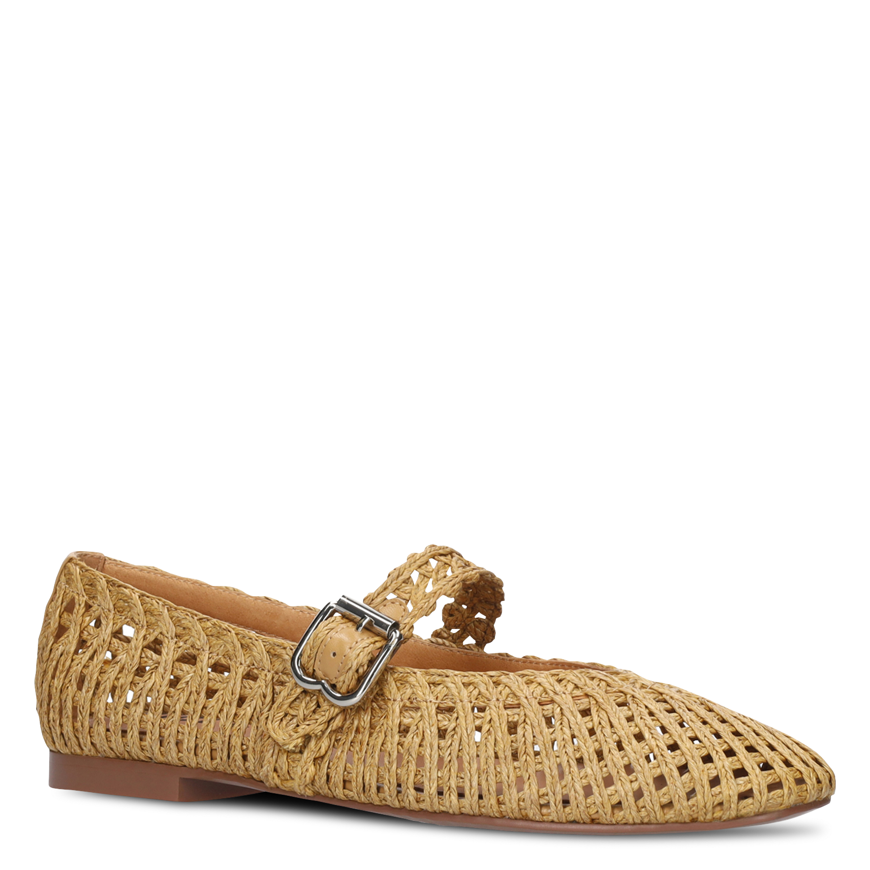 Raffia ballet flats BIBI LOU Beige