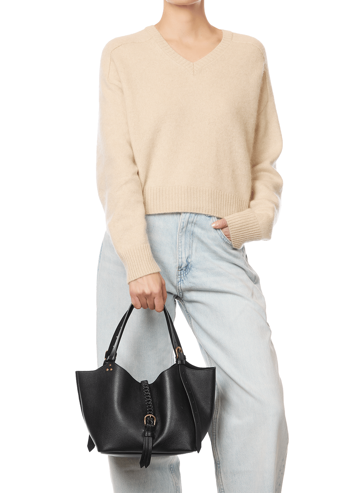 Ledershopper JEROME DREYFUSS Schwarz