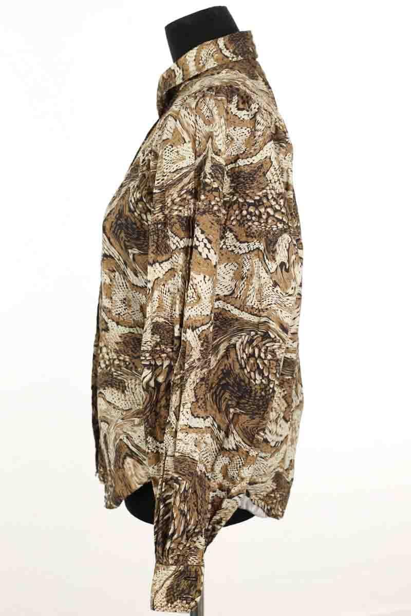 Blouse GANNI - Seconde Main Marron