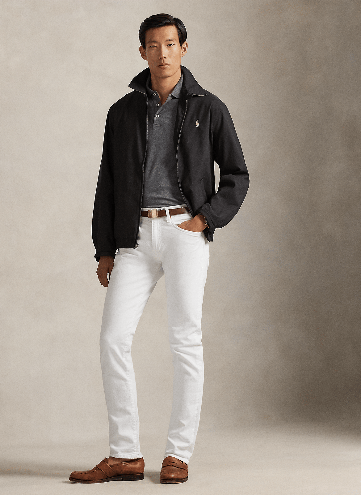 Veste col classique ample | Noir POLO RALPH LAUREN Homme
