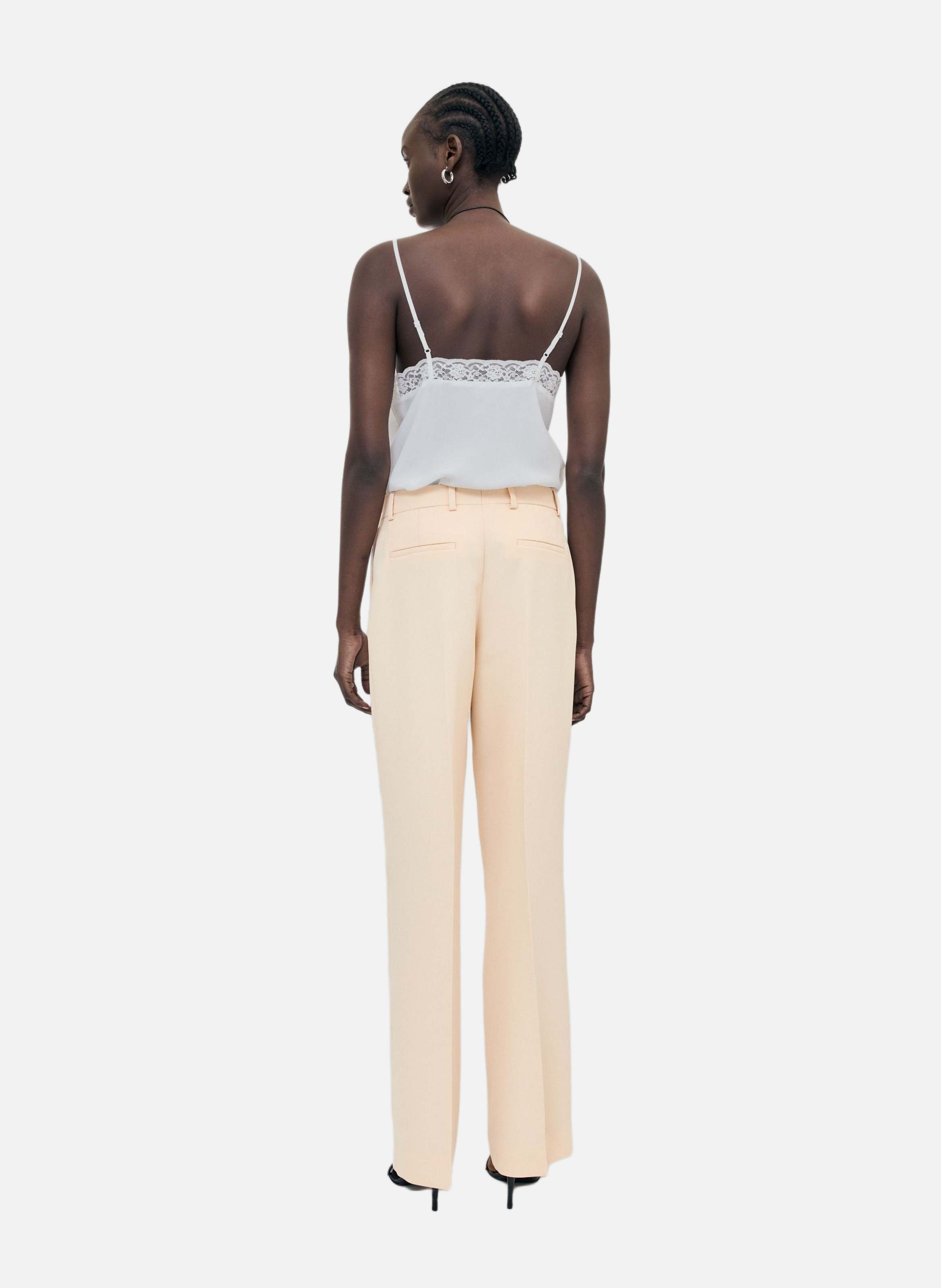 Straight suit trousers THE KOOPLES Orange