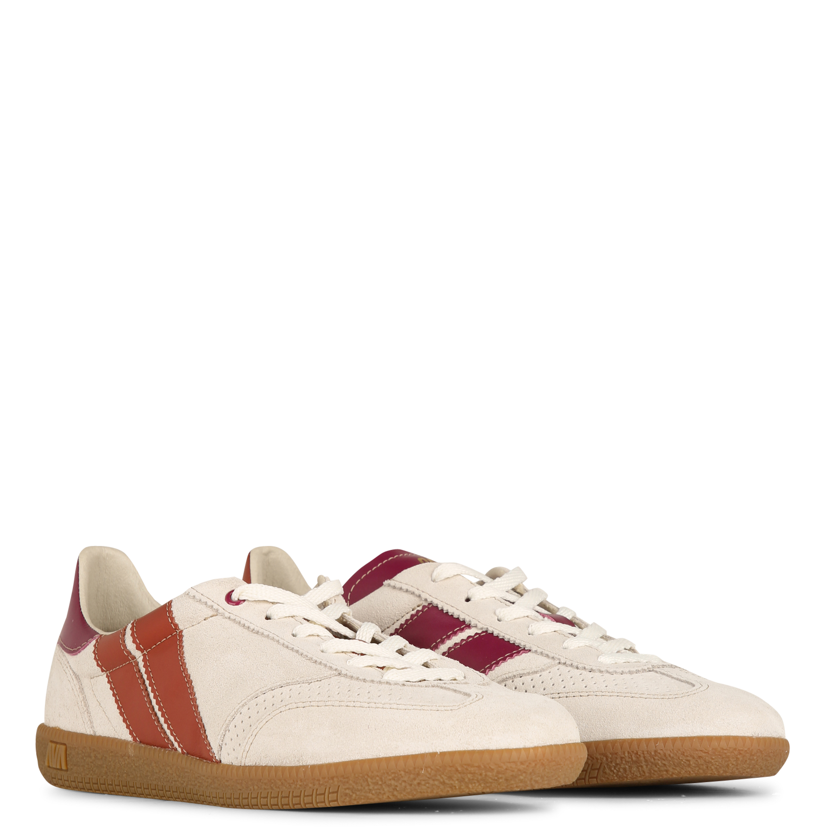 baskets basses en cuir LA FEE MARABOUTEE Multicolore