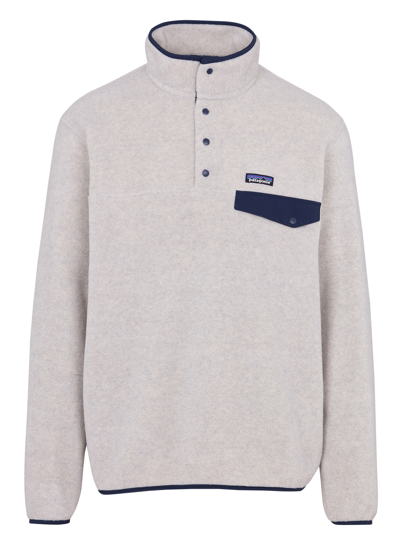 Weites Sweatshirt mit geknöpftem Stehkragen PATAGONIA Blau