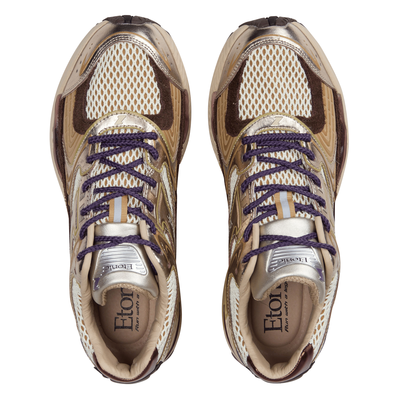 Niedrige Schnürsneaker ETONIC Golden