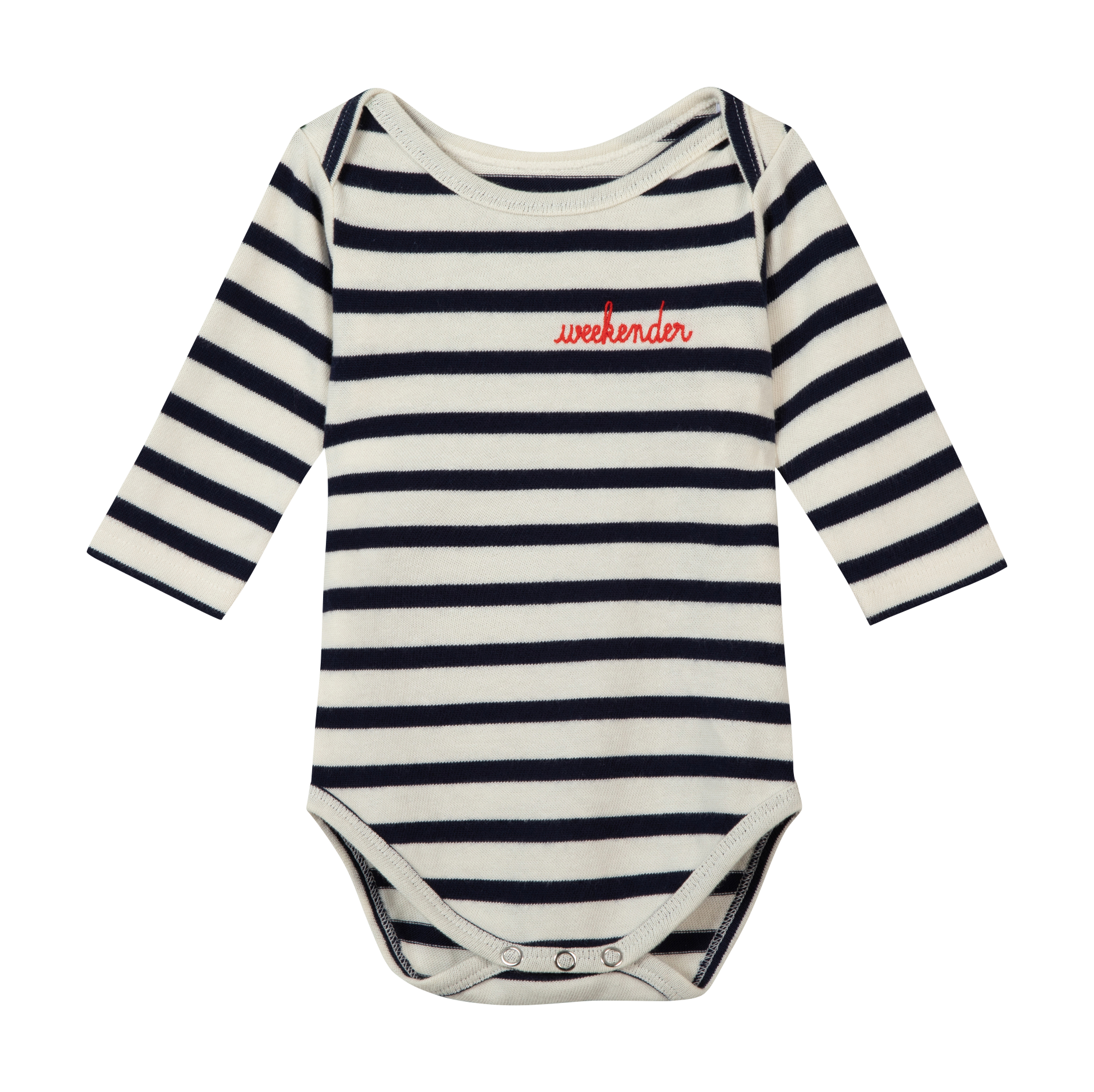 Striped cotton body MAISON LABICHE White