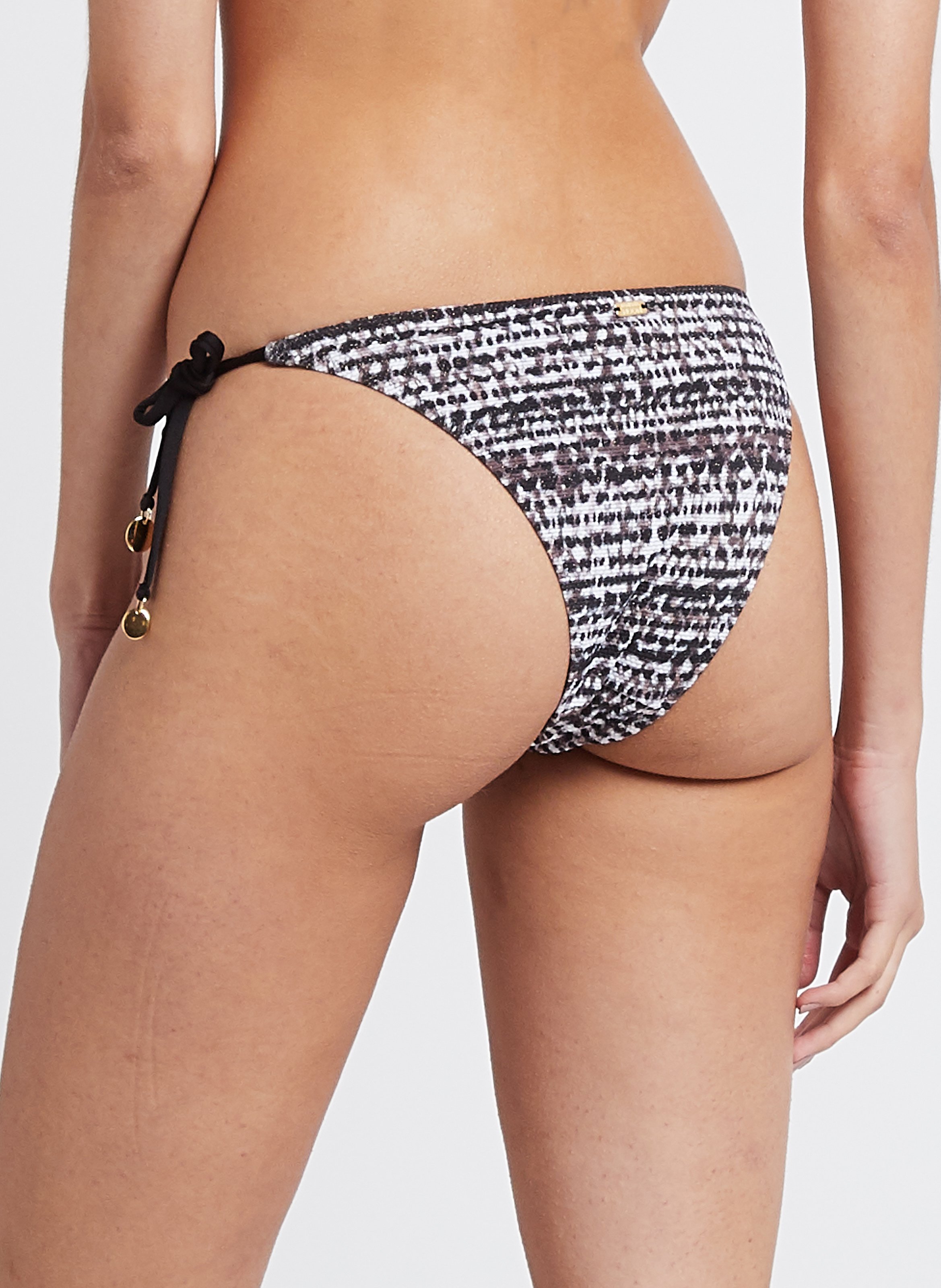 Bikinibroekje met print BANANA MOON Zwart