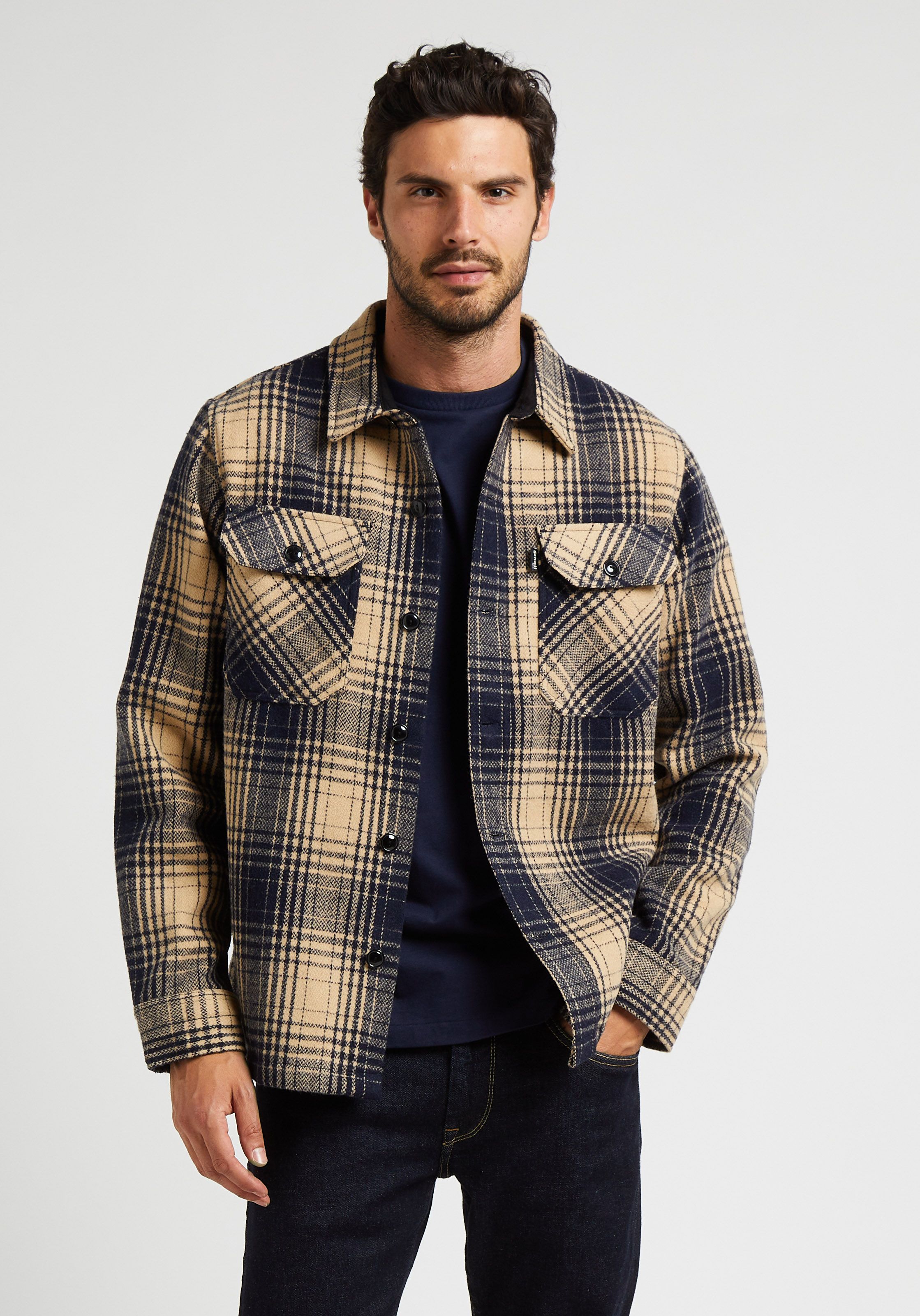 Blouson a carreau homme hot sale