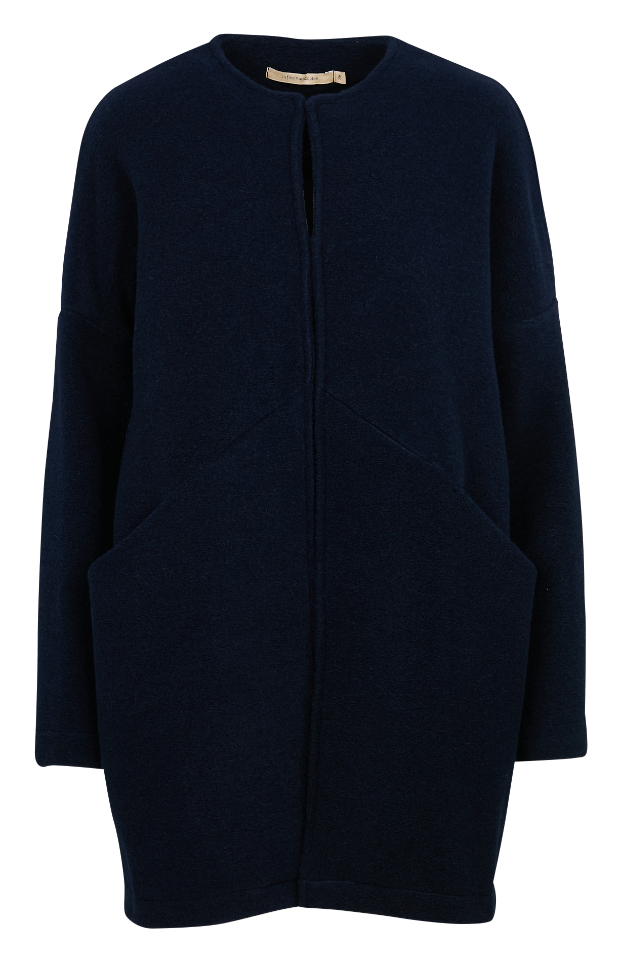 Round-neck coat LA FEE MARABOUTEE Blue