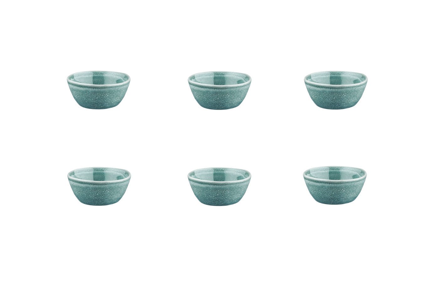 Bol magma ø9cm - 6 pièces - menthe  Bleu
