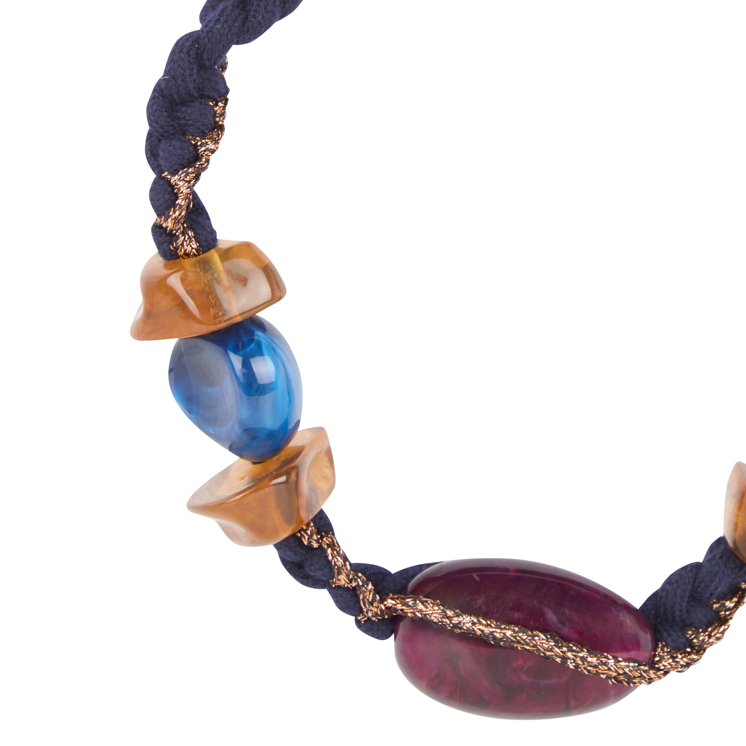 Necklace with knot SESSUN Blue