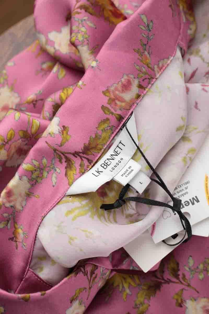 Daniel silk shirt LK BENNETT - Seconde Main Pink