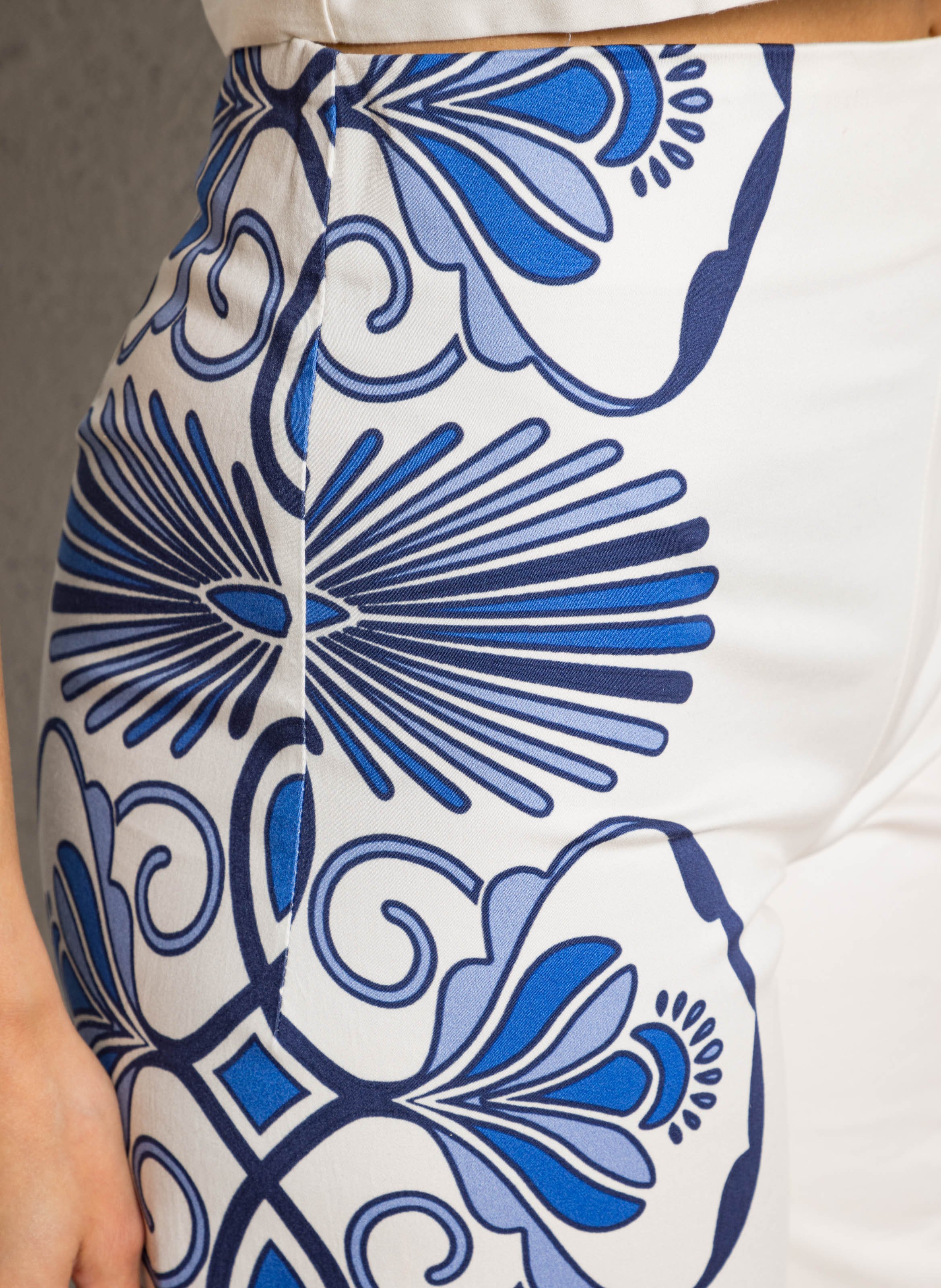 Wide cotton trousers  SOPHIE+LUCIE Beige