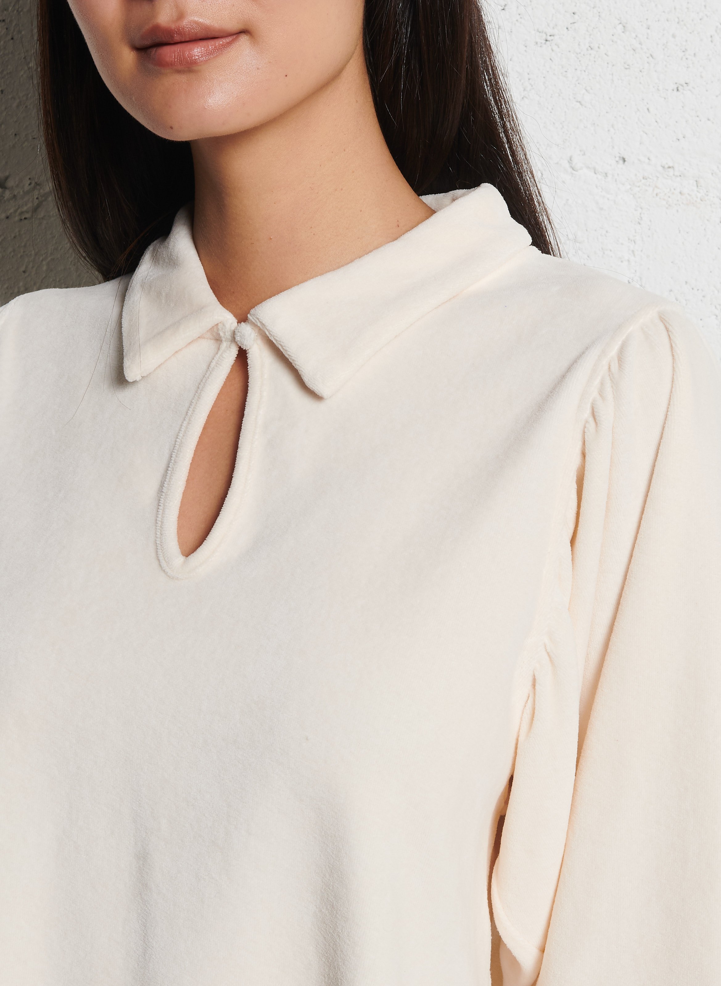 Klassischer Rundhals-Sweatshirt aus Bio-Baumwolle EMILE ET IDA Beige