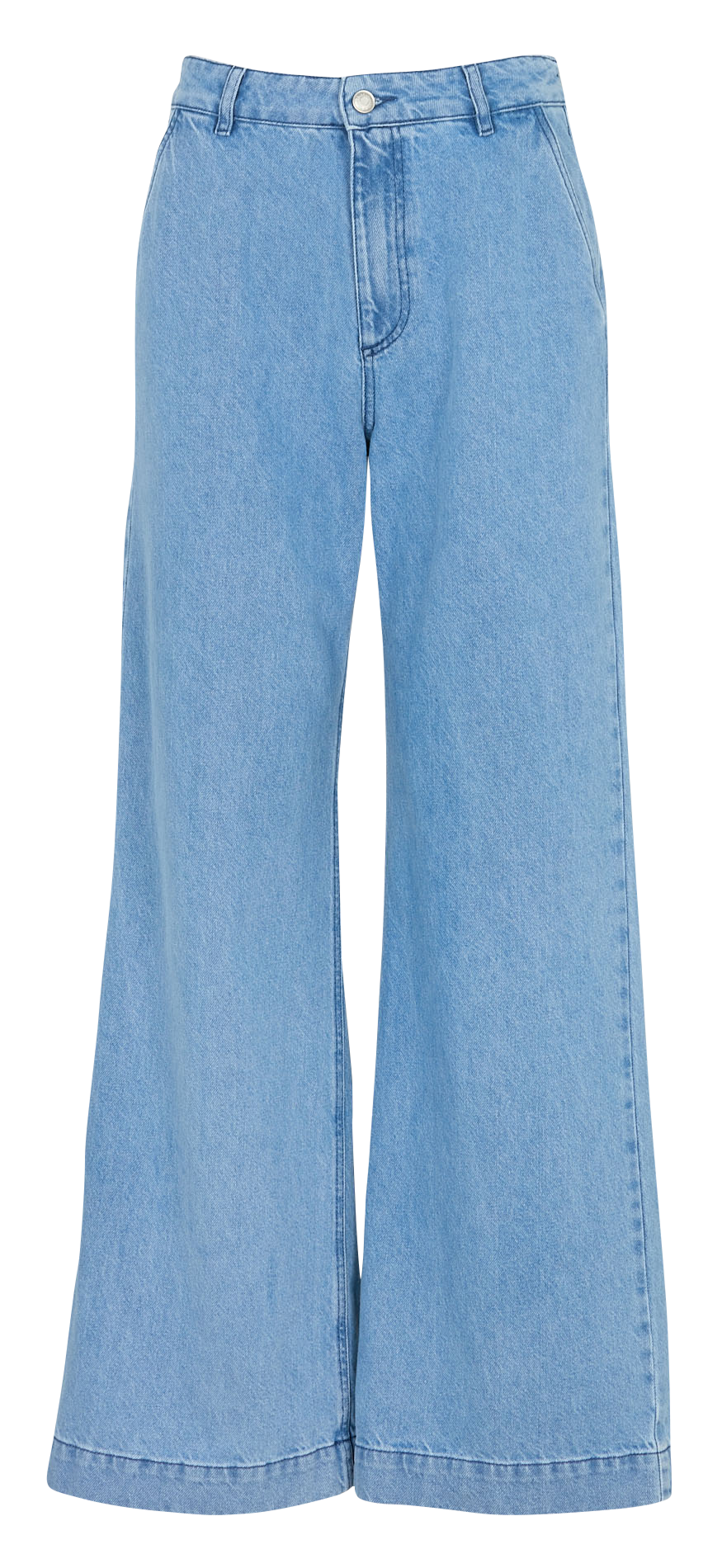 Jean large taille haute  IKKS Bleu