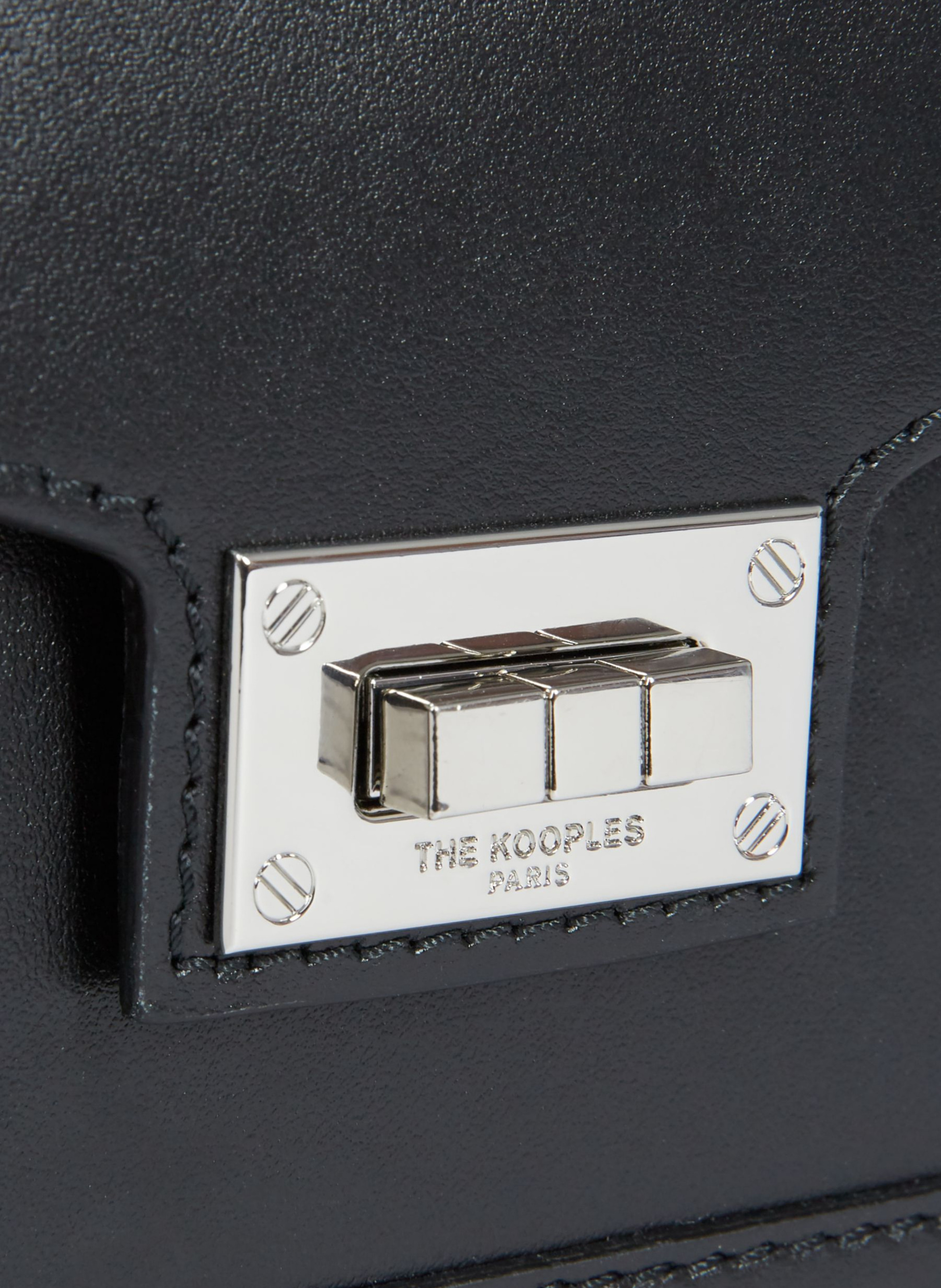 Emily small leather bag THE KOOPLES Black