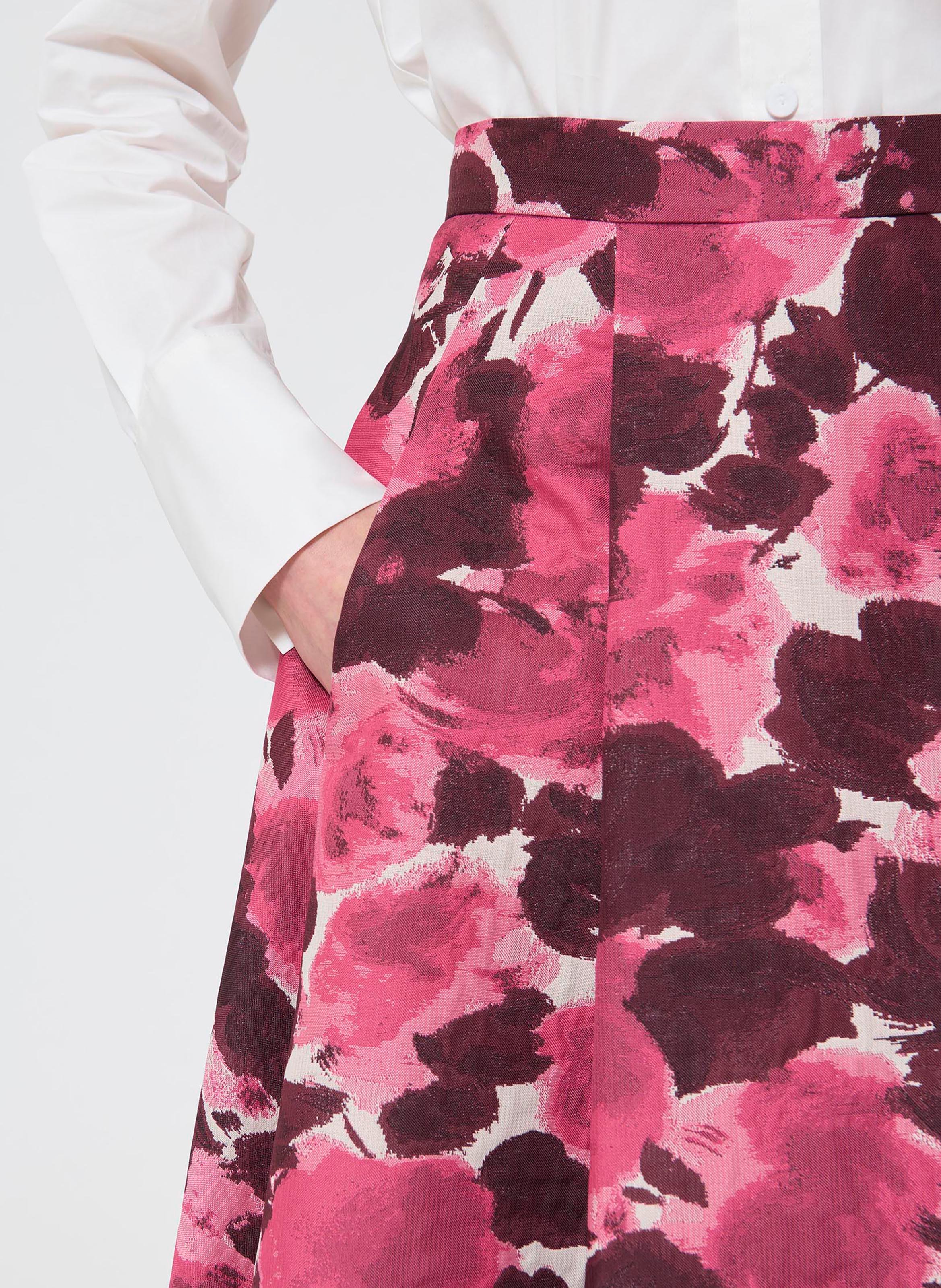 Anel printed midi skirt TARA JARMON White