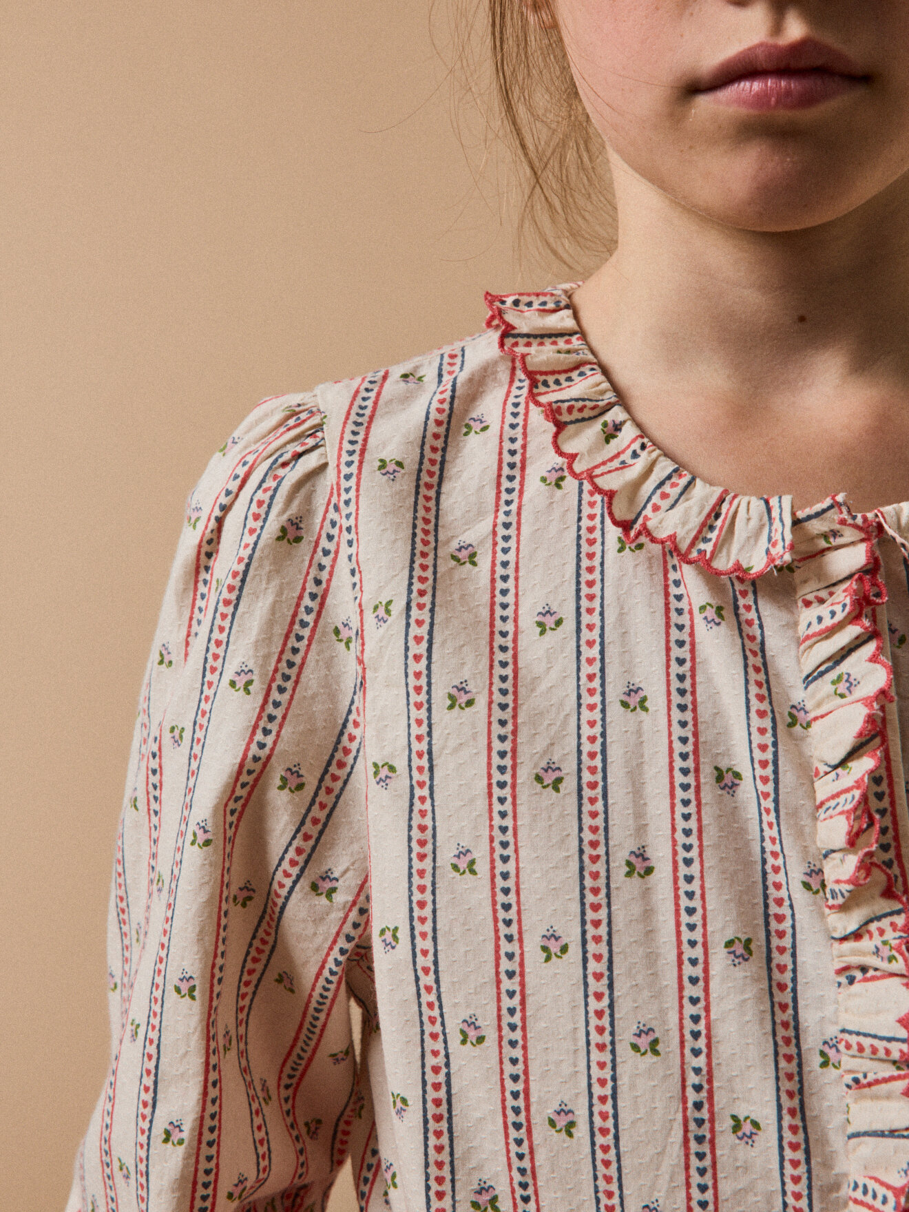 Printed blouse CYRILLUS Red