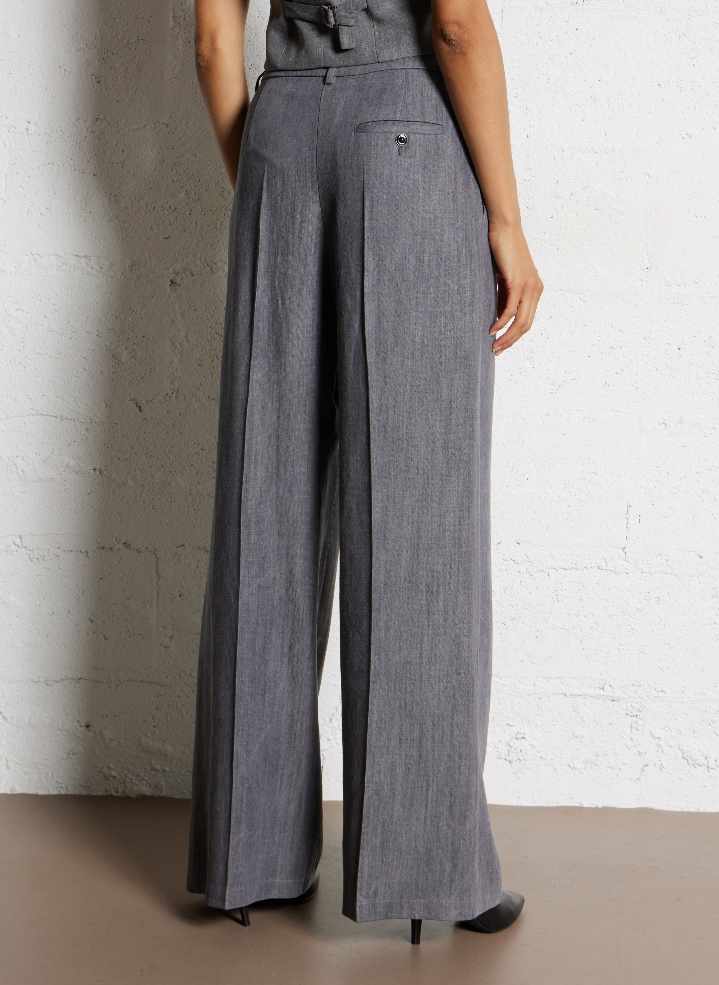 Weit geschnittene Hose LIU JO Grau